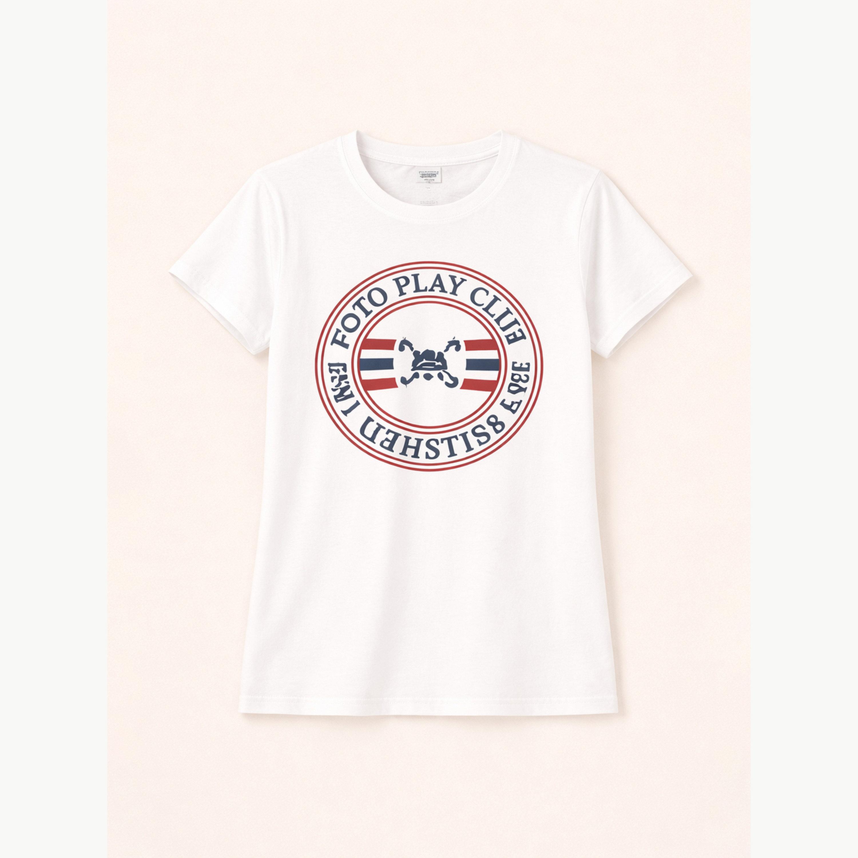 تيشيرت بياقة دائرية وشعار جرافيك للبنات-girls-clothing-tshirts-image-4