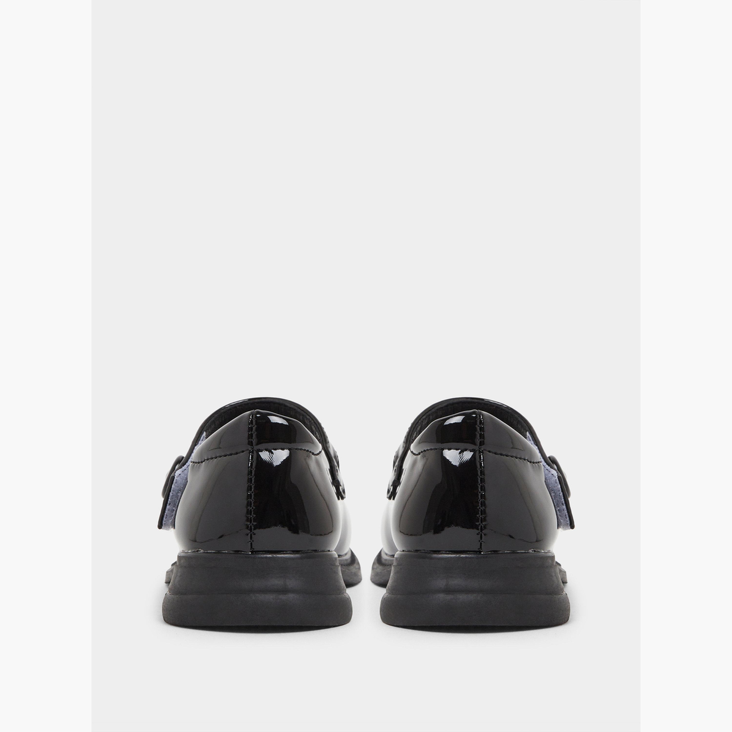 Styli Girls Patent Mary Jane Shoes with Velcro-girls-shoes-schoolshoes-image-5