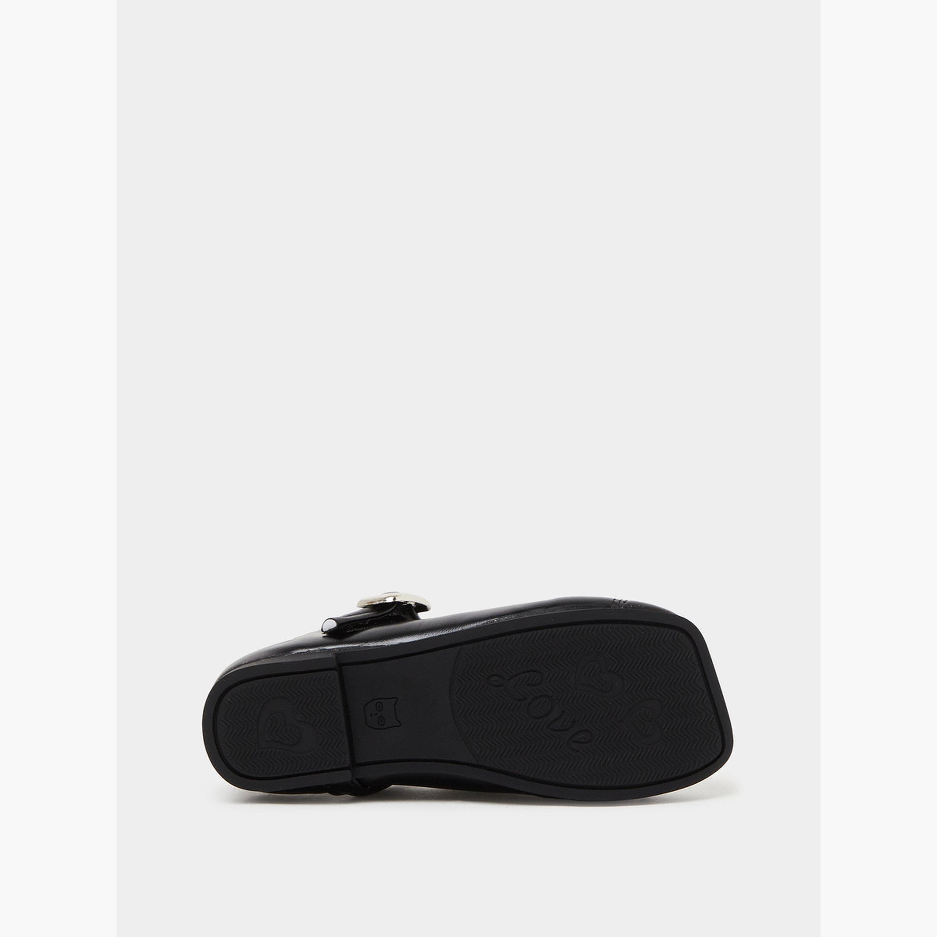 Styli Girls Bow Detail Ballerina Shoes-girls-shoes-schoolshoes-image-6
