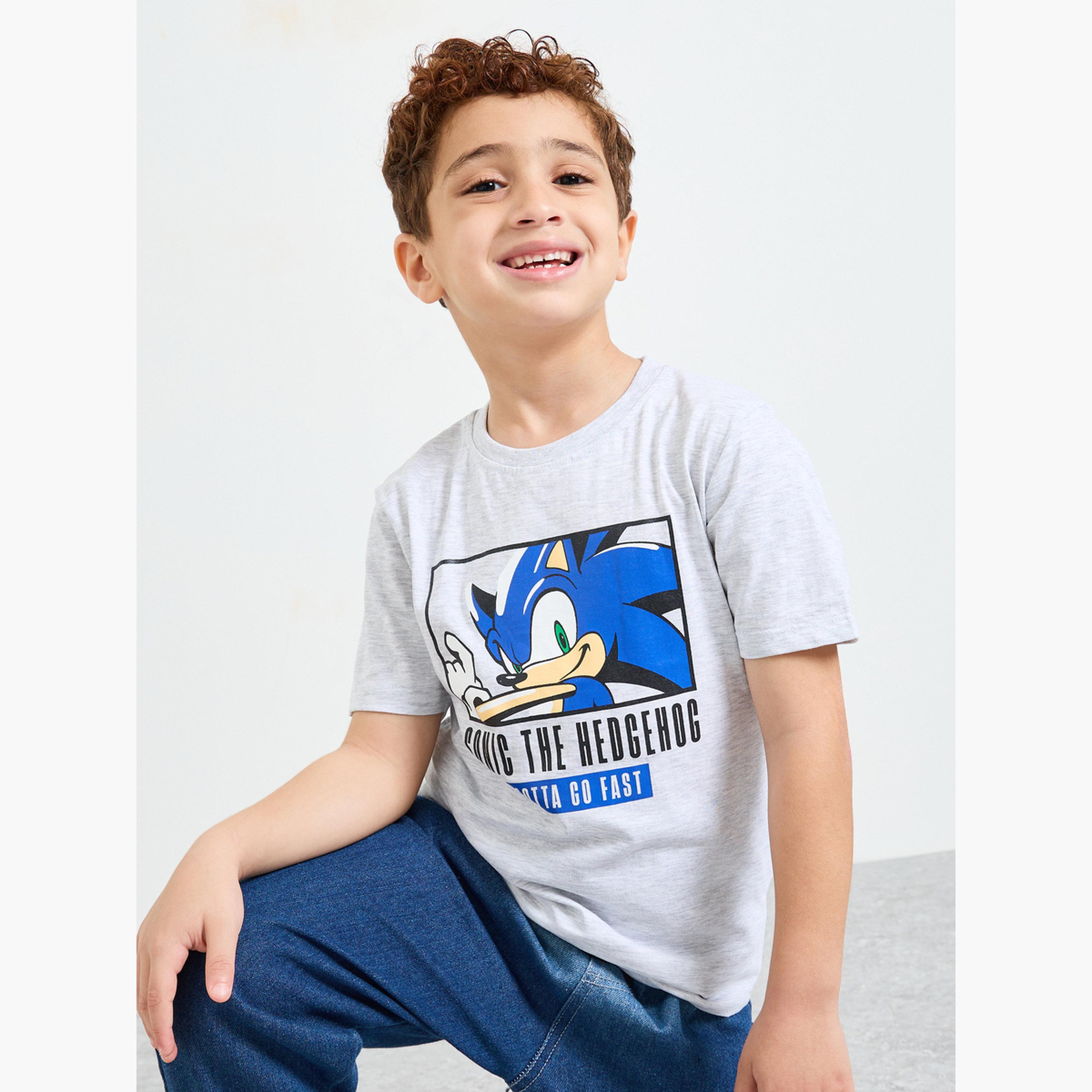 Styli Boys Sonic Print Short Sleeves T-Shirt-boys-clothing-tshirtsandpolos-image-3