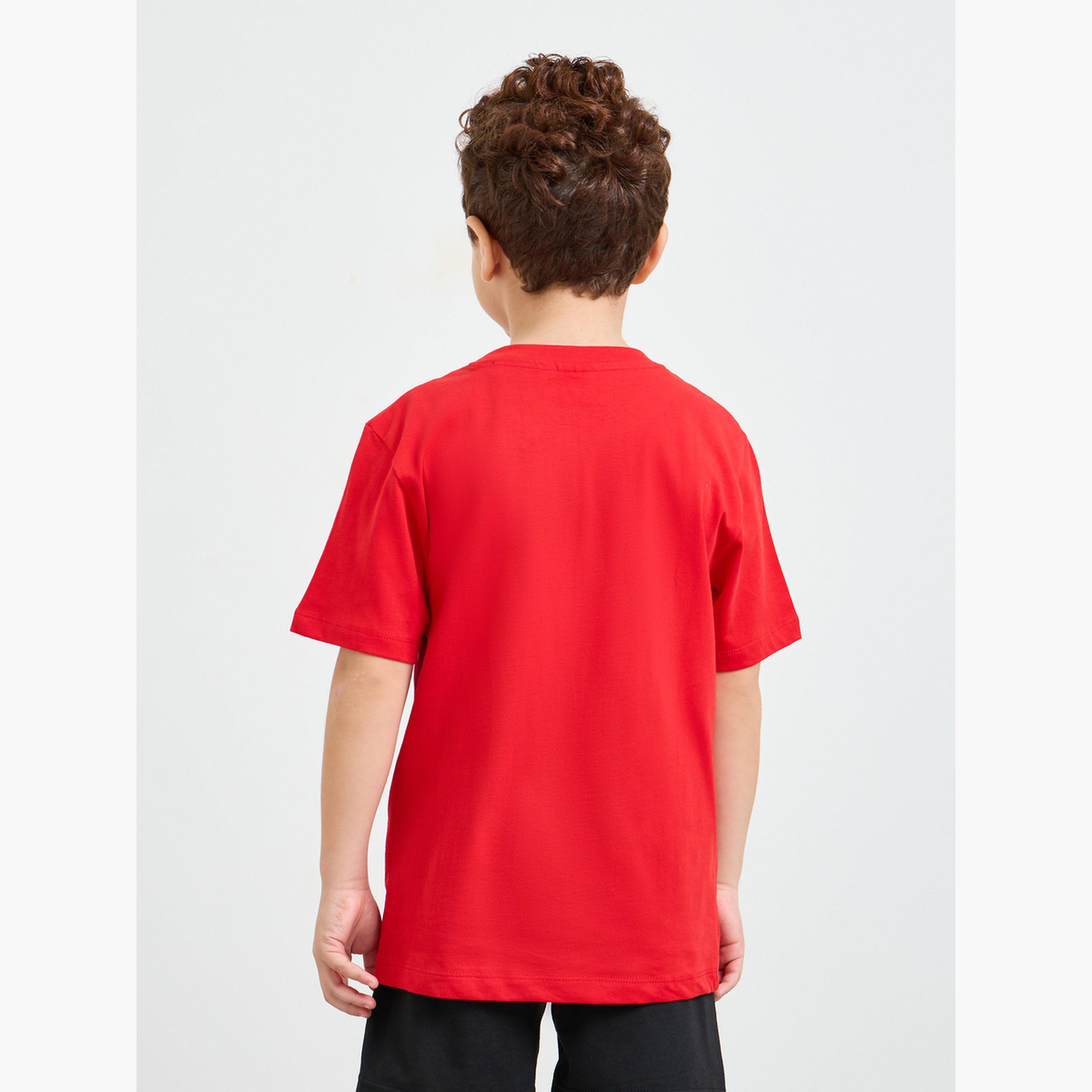 Styli Boys Mickey Mouse Print Cotton T-Shirt-boys-clothing-tshirtsandpolos-image-3