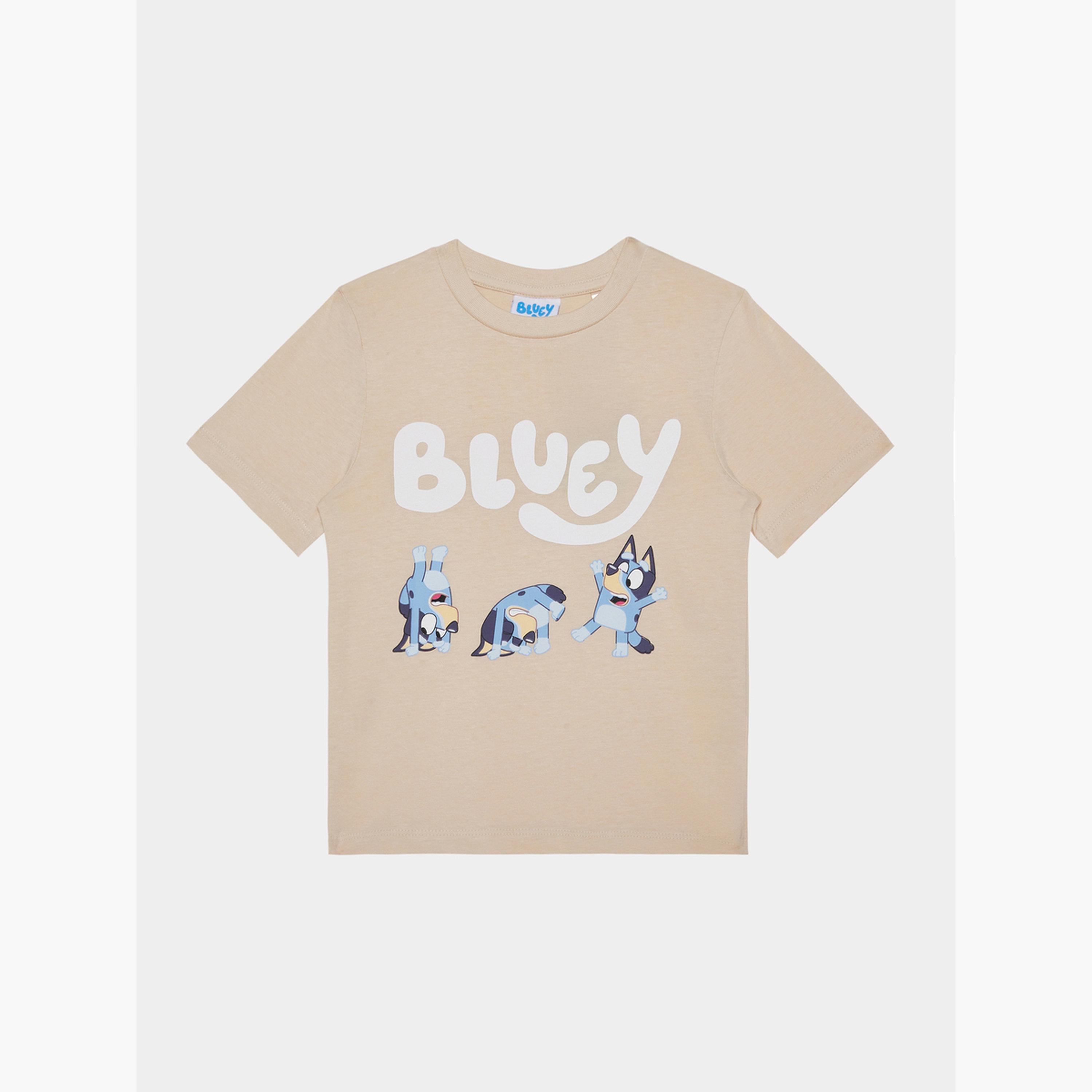 Styli Boys Bluey Print Cotton T-Shirt-boys-clothing-tshirtsandpolos-image-1