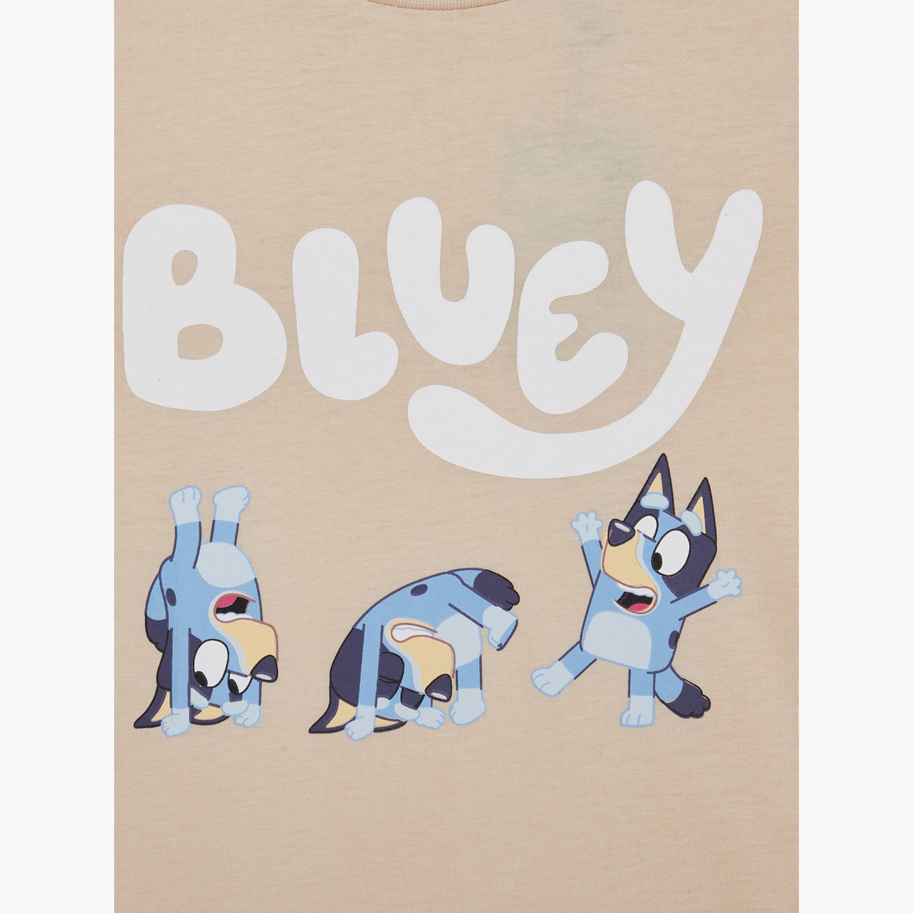 Styli Boys Bluey Print Cotton T-Shirt-boys-clothing-tshirtsandpolos-image-3