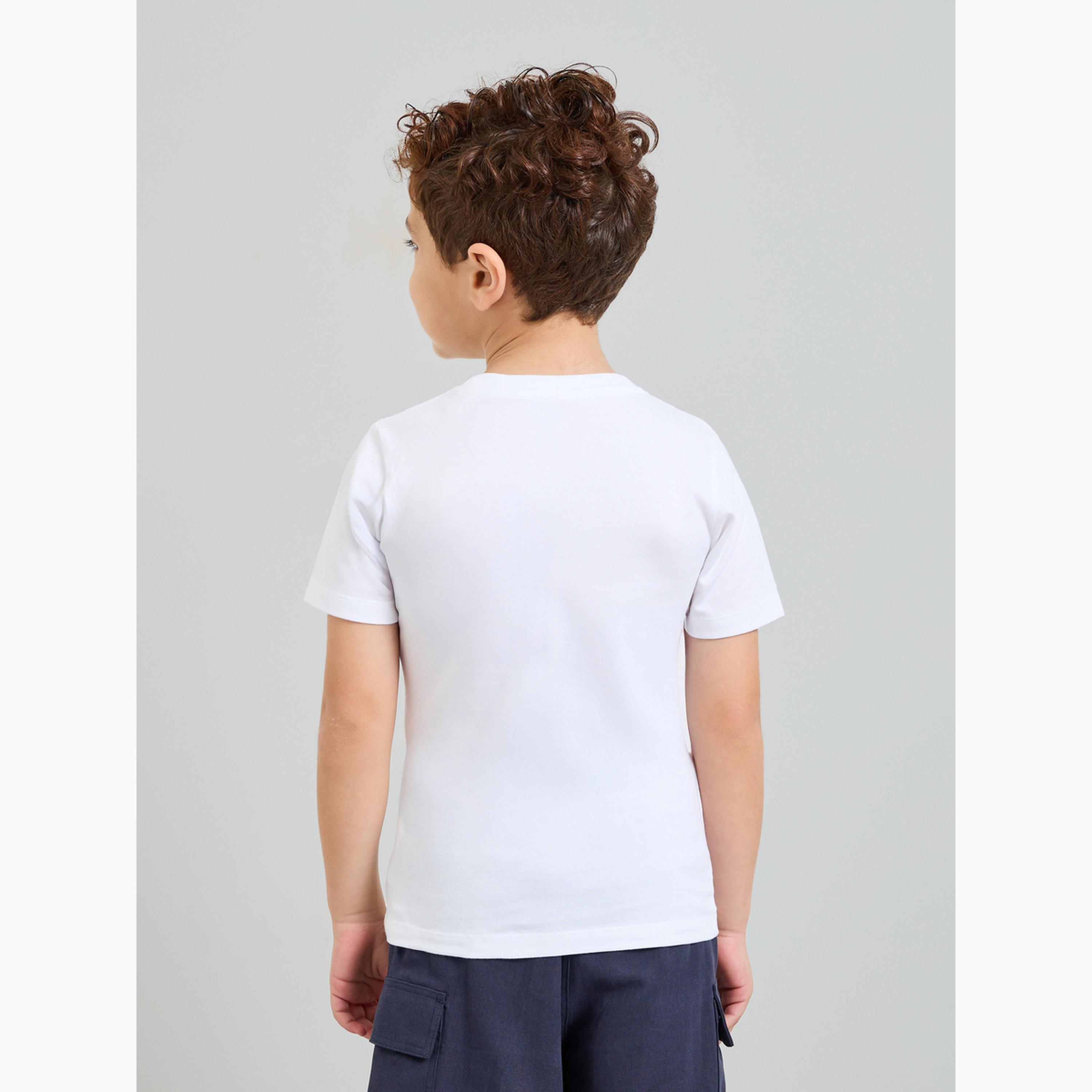 تيشيرت قطن بطبعة سونيك للأولاد-boys-clothing-tshirtsandpolos-image-3