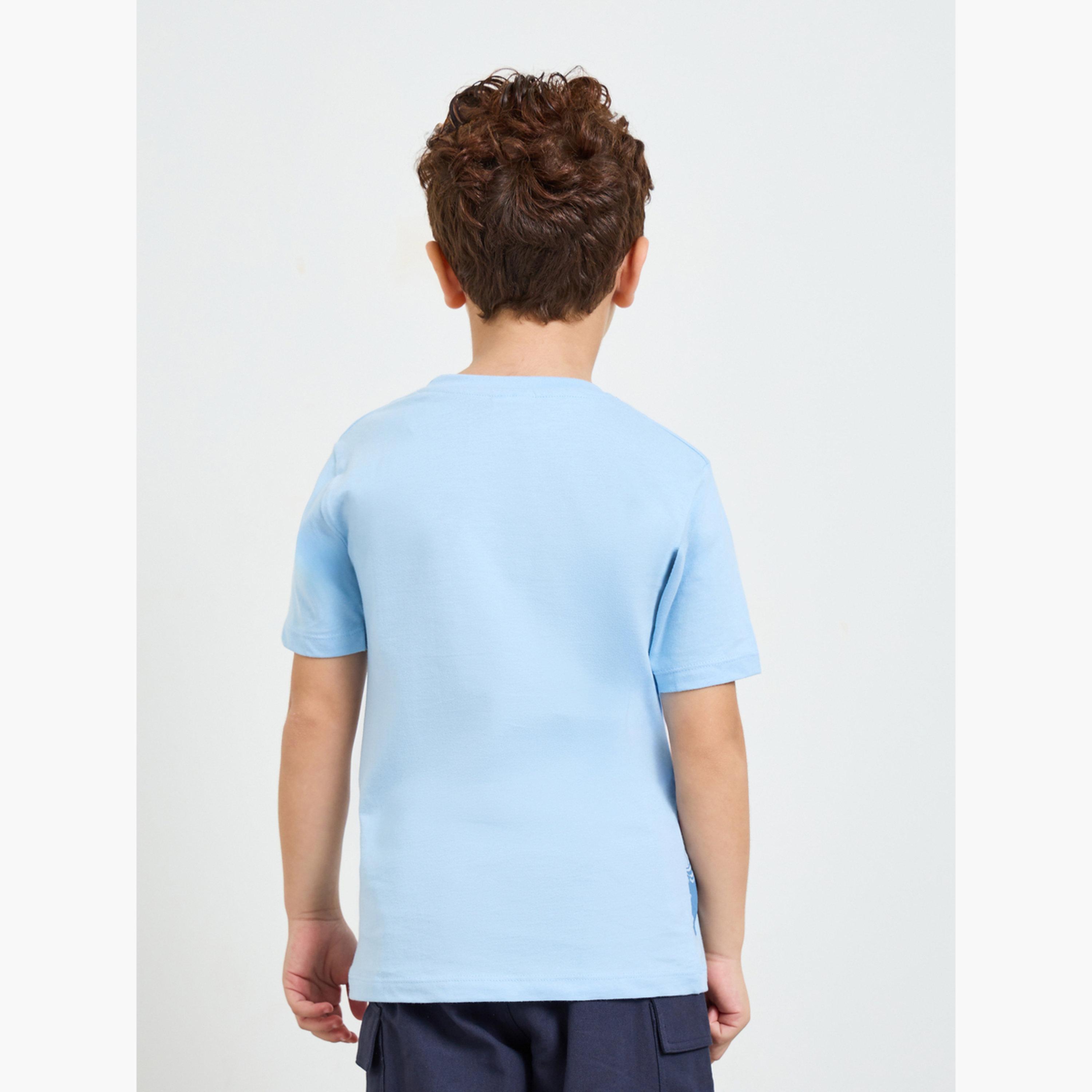 Styli Boys Avengers Print Cotton T-Shirt-boys-clothing-tshirtsandpolos-image-3