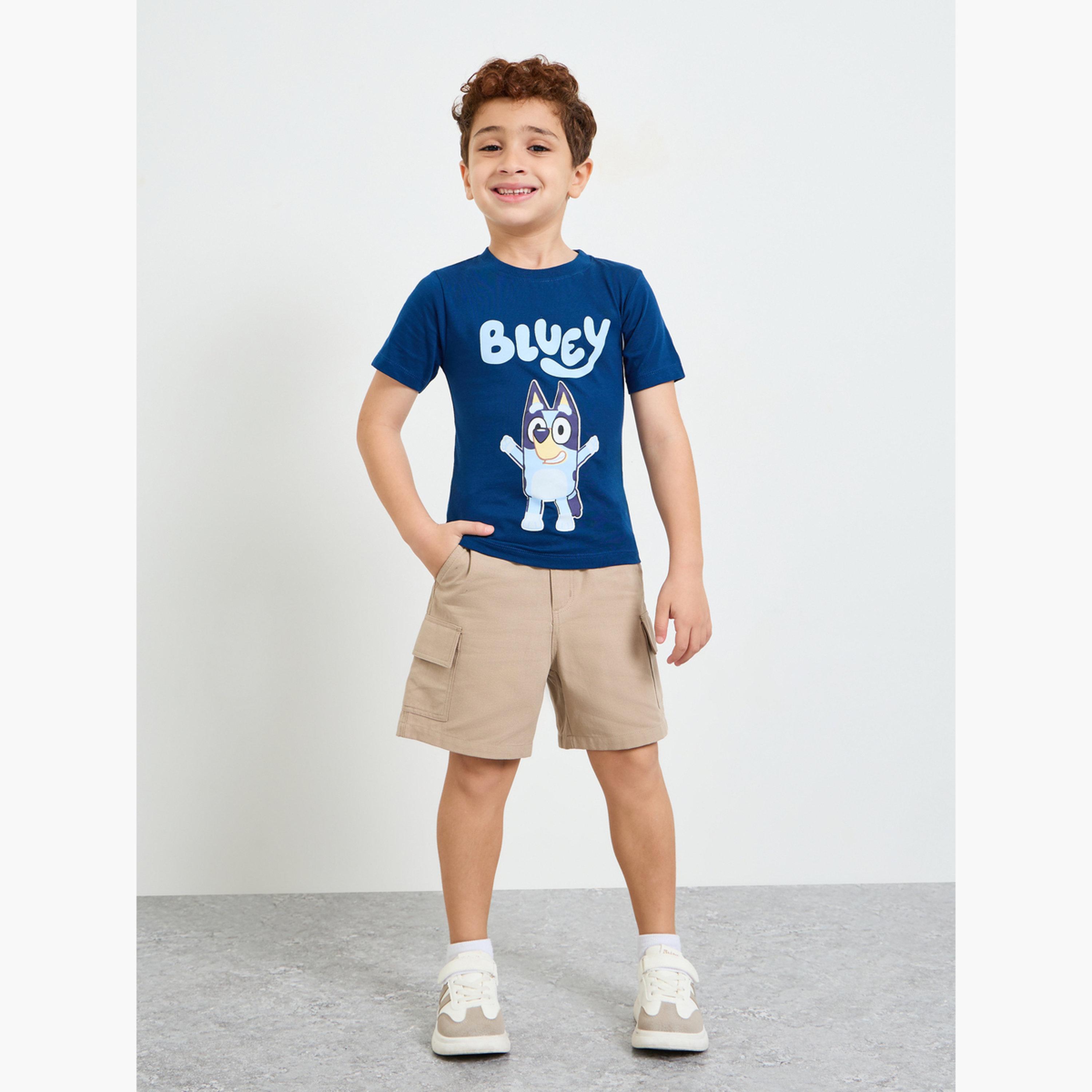 تيشيرت قطن بطبعة بلوي للأولاد-boys-clothing-tshirtsandpolos-image-2