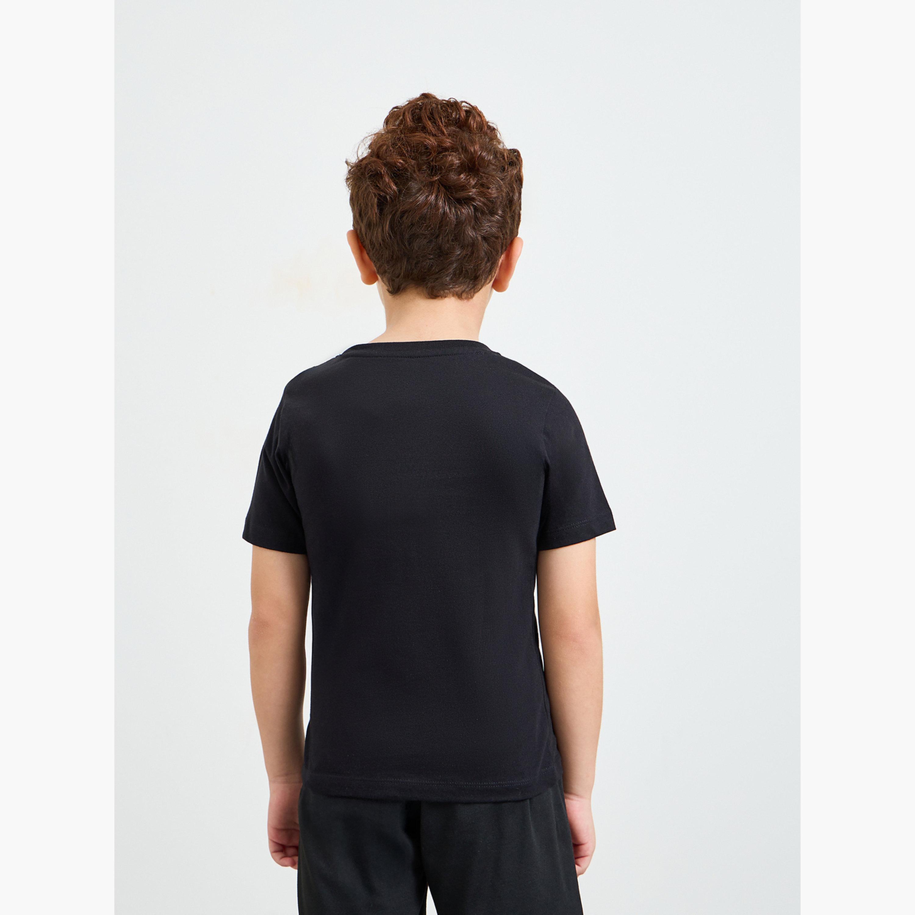 Styli Boys Playstation Print Cotton T-Shirt-boys-clothing-tshirtsandpolos-image-3