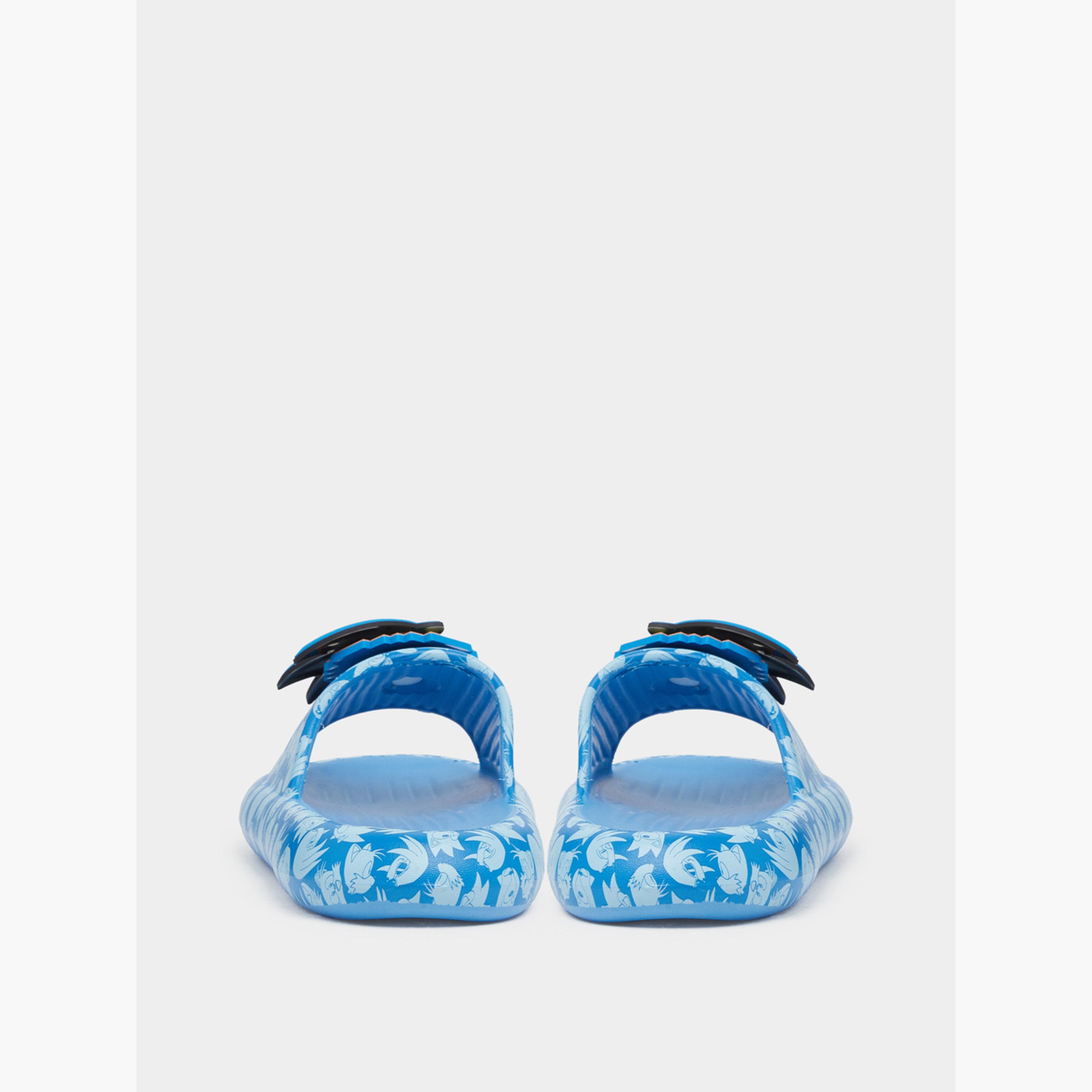 Styli Boys Sonic Printed Slides-boys-shoes-flipflopsandslides-image-5