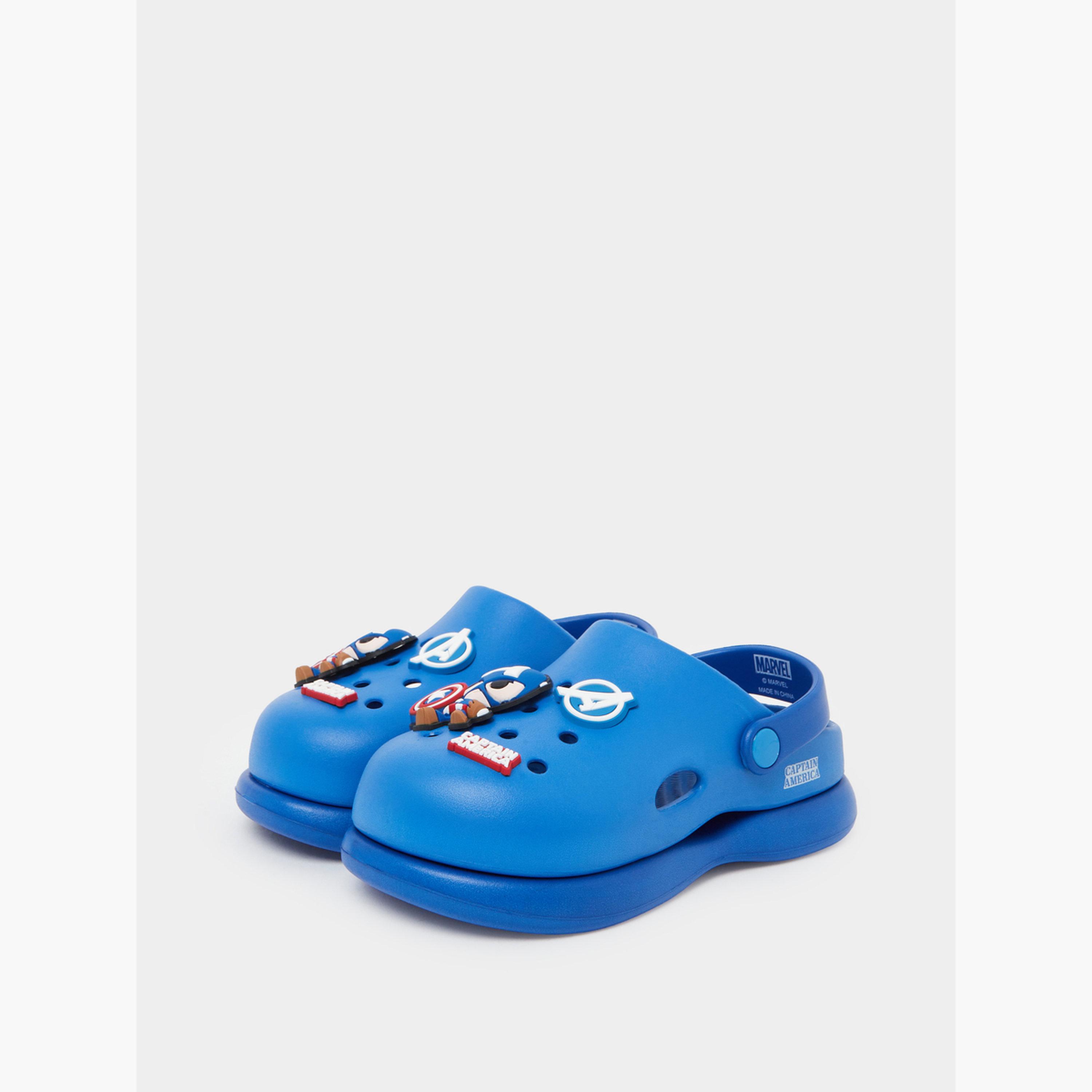 Styli Boys Captain America Clogs-boys-shoes-flipflopsandslides-image-1
