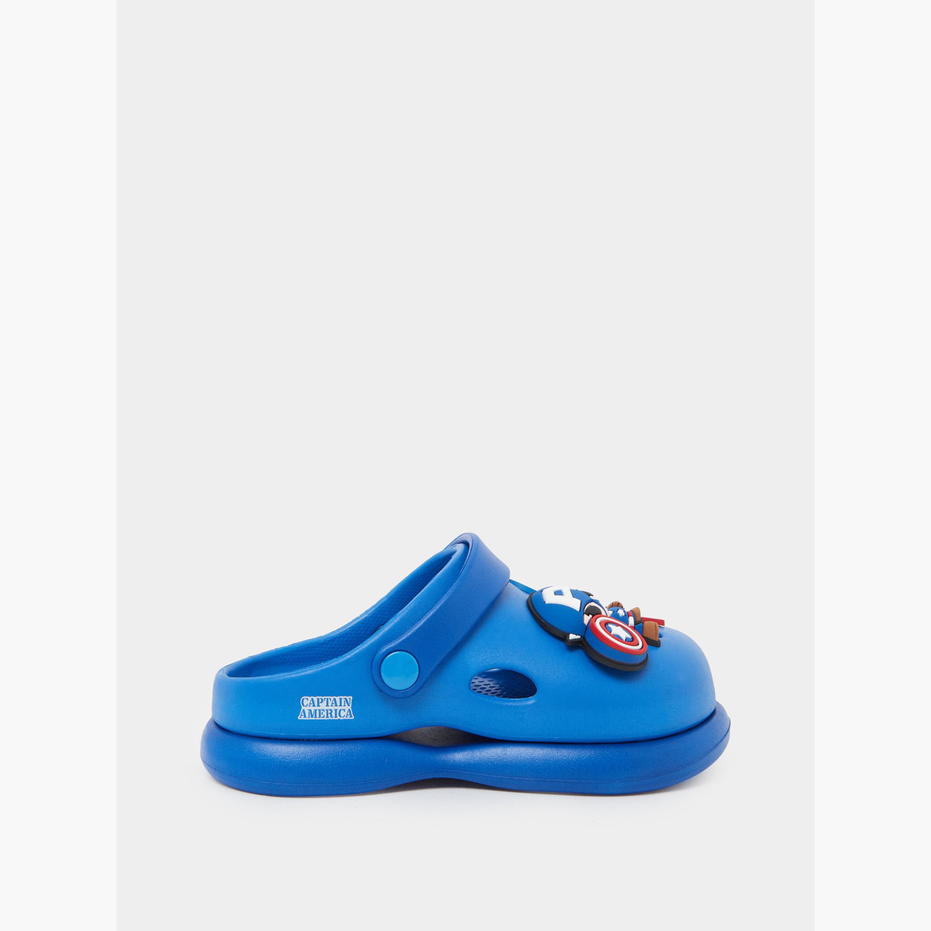 Styli Boys Captain America Clogs-boys-shoes-flipflopsandslides-image-2