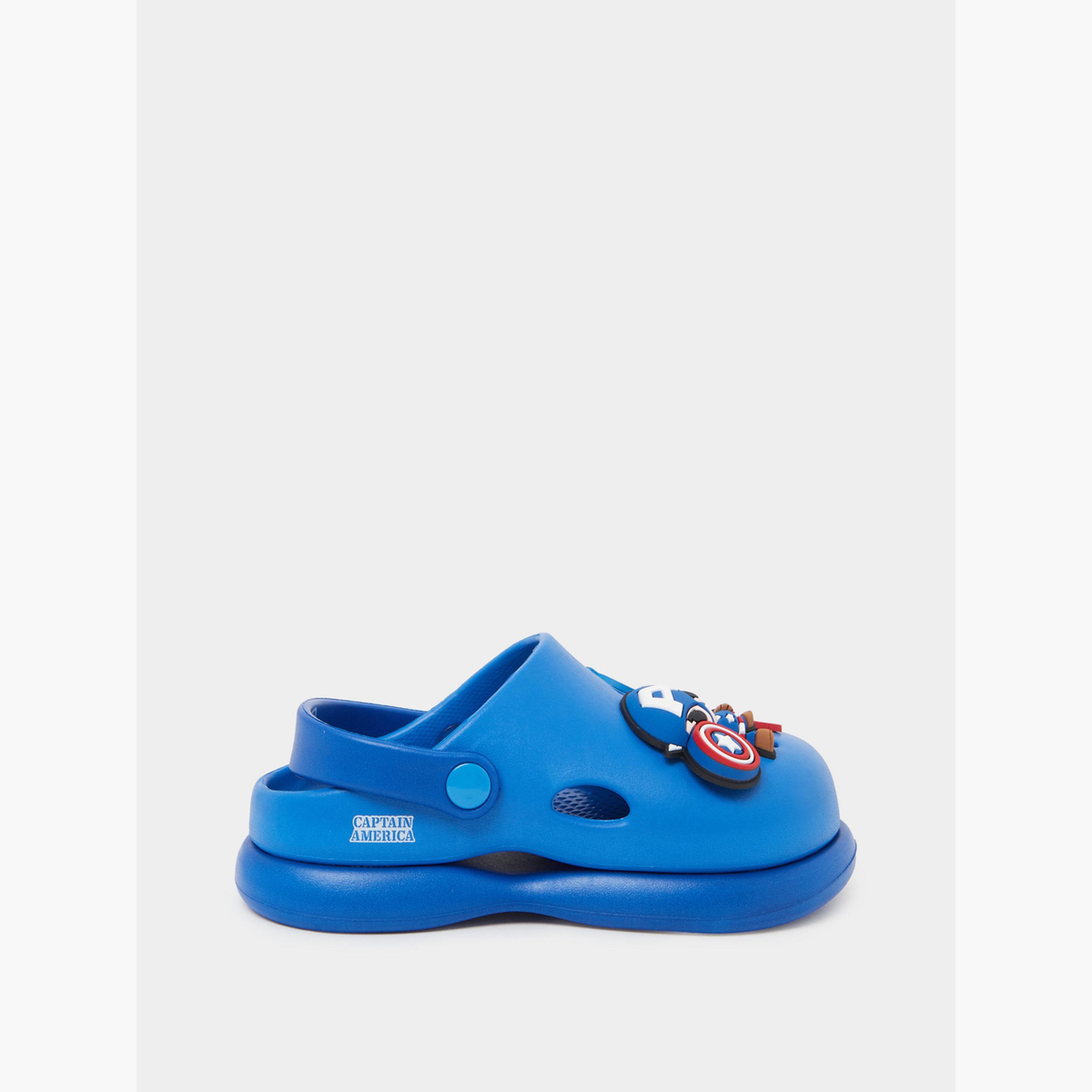 Styli Boys Captain America Clogs-boys-shoes-flipflopsandslides-image-3
