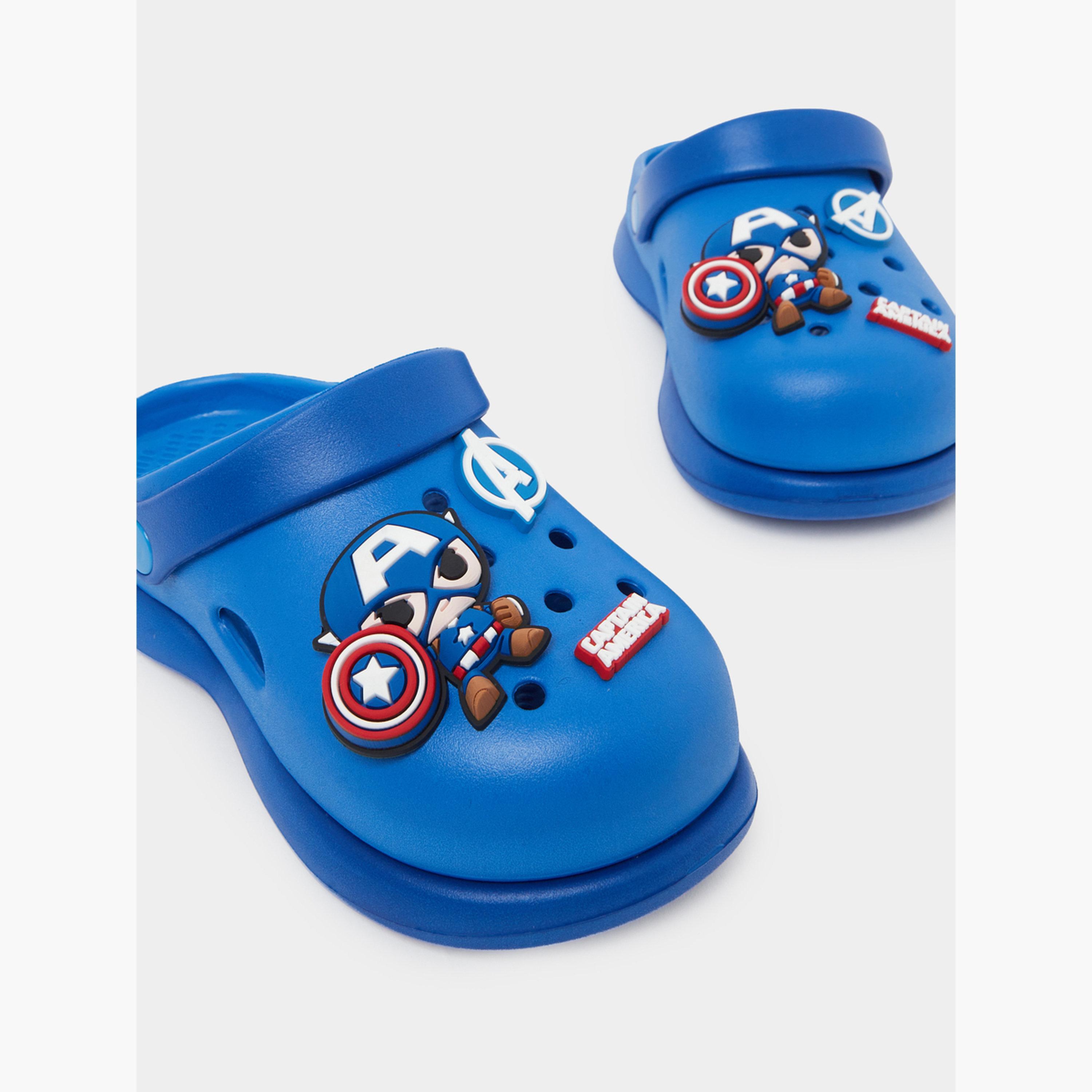 Styli Boys Captain America Clogs-boys-shoes-flipflopsandslides-image-5
