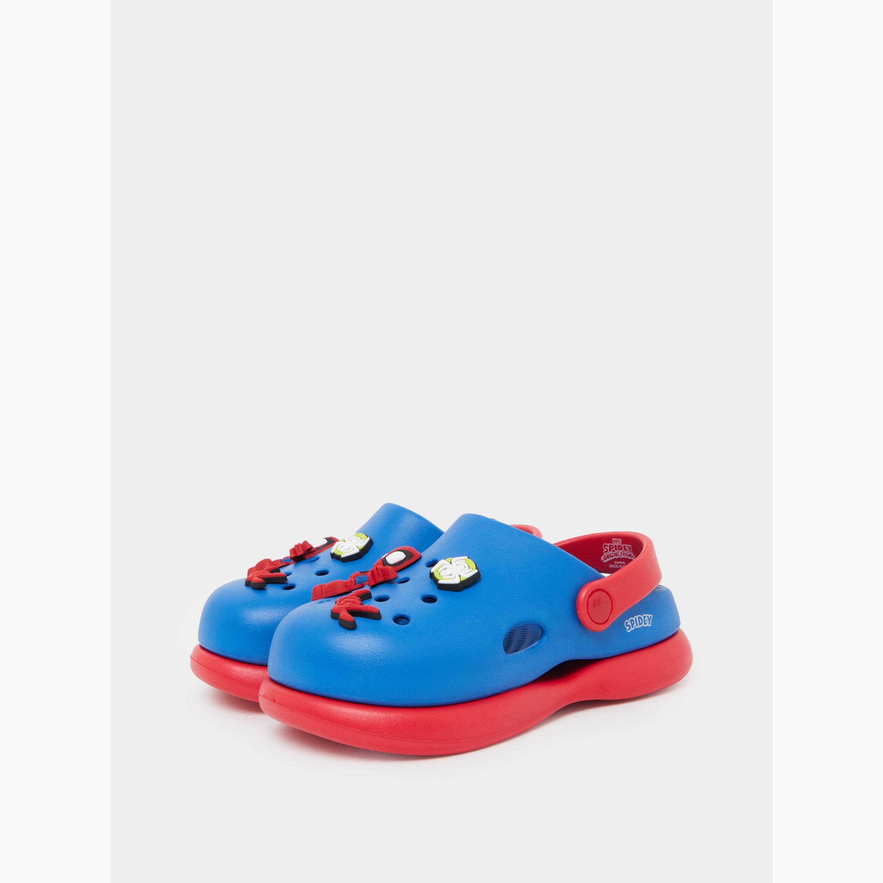 حذاء كلوغز سبايدرمان للأولاد-boys-shoes-flipflopsandslides-image-1