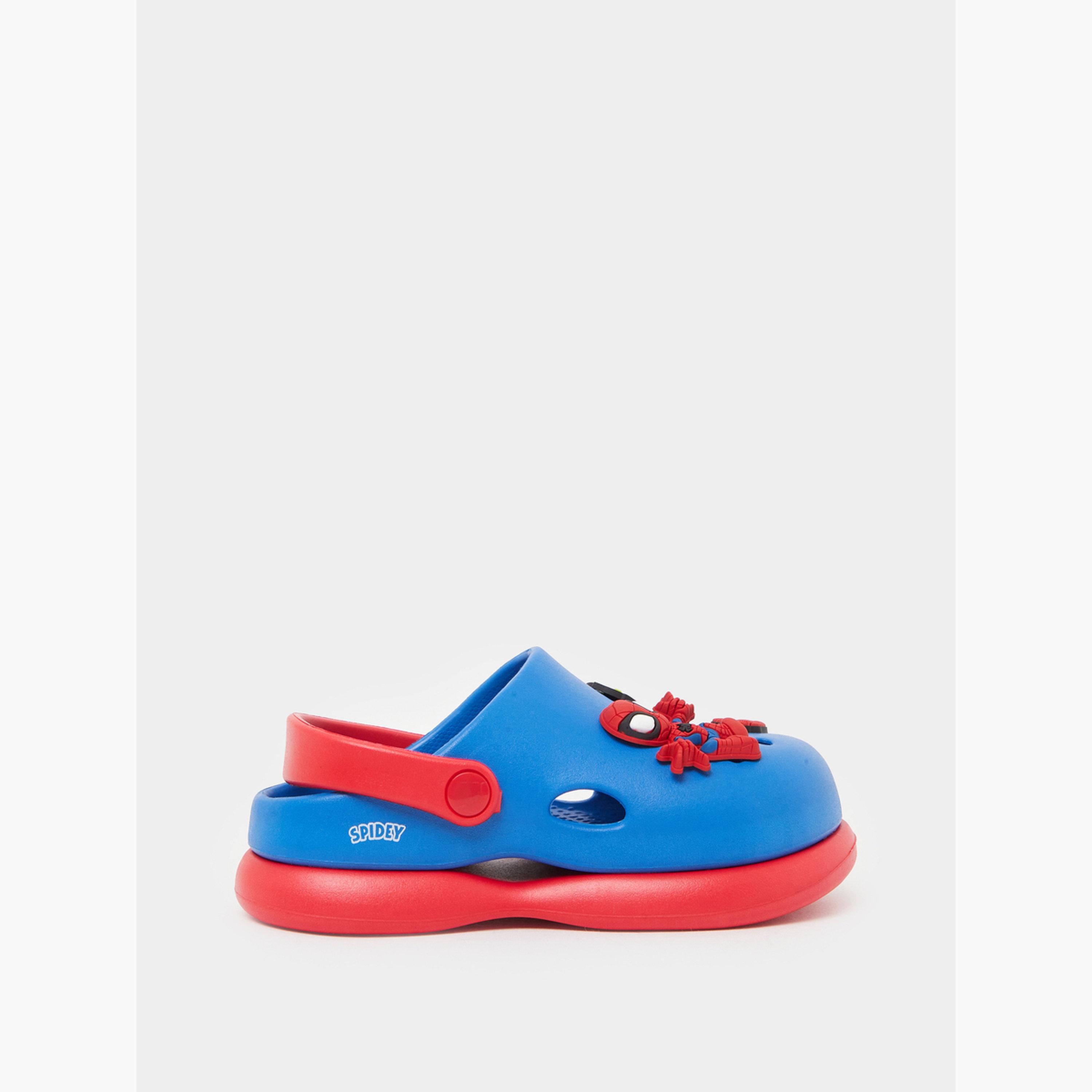 حذاء كلوغز سبايدرمان للأولاد-boys-shoes-flipflopsandslides-image-3