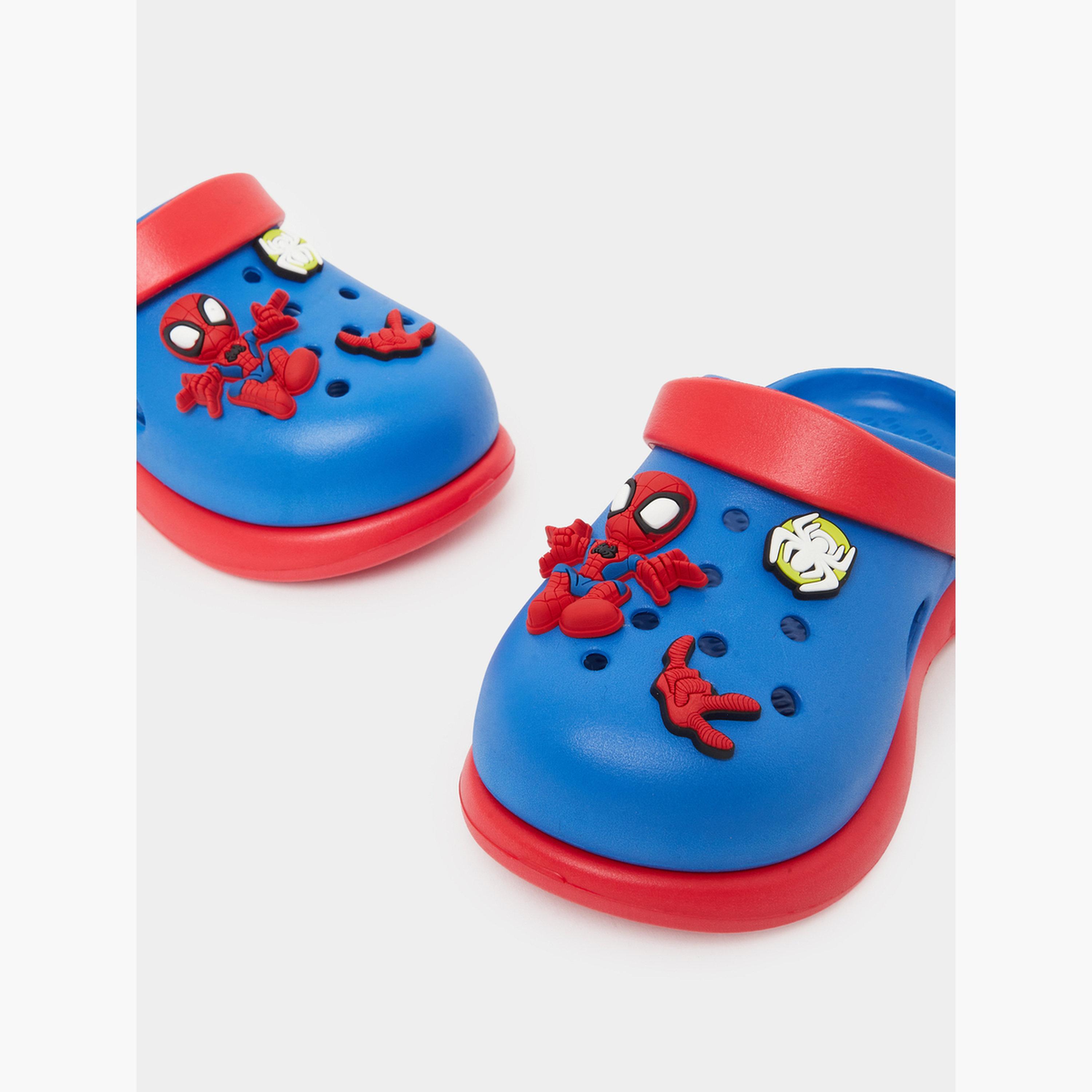 حذاء كلوغز سبايدرمان للأولاد-boys-shoes-flipflopsandslides-image-5