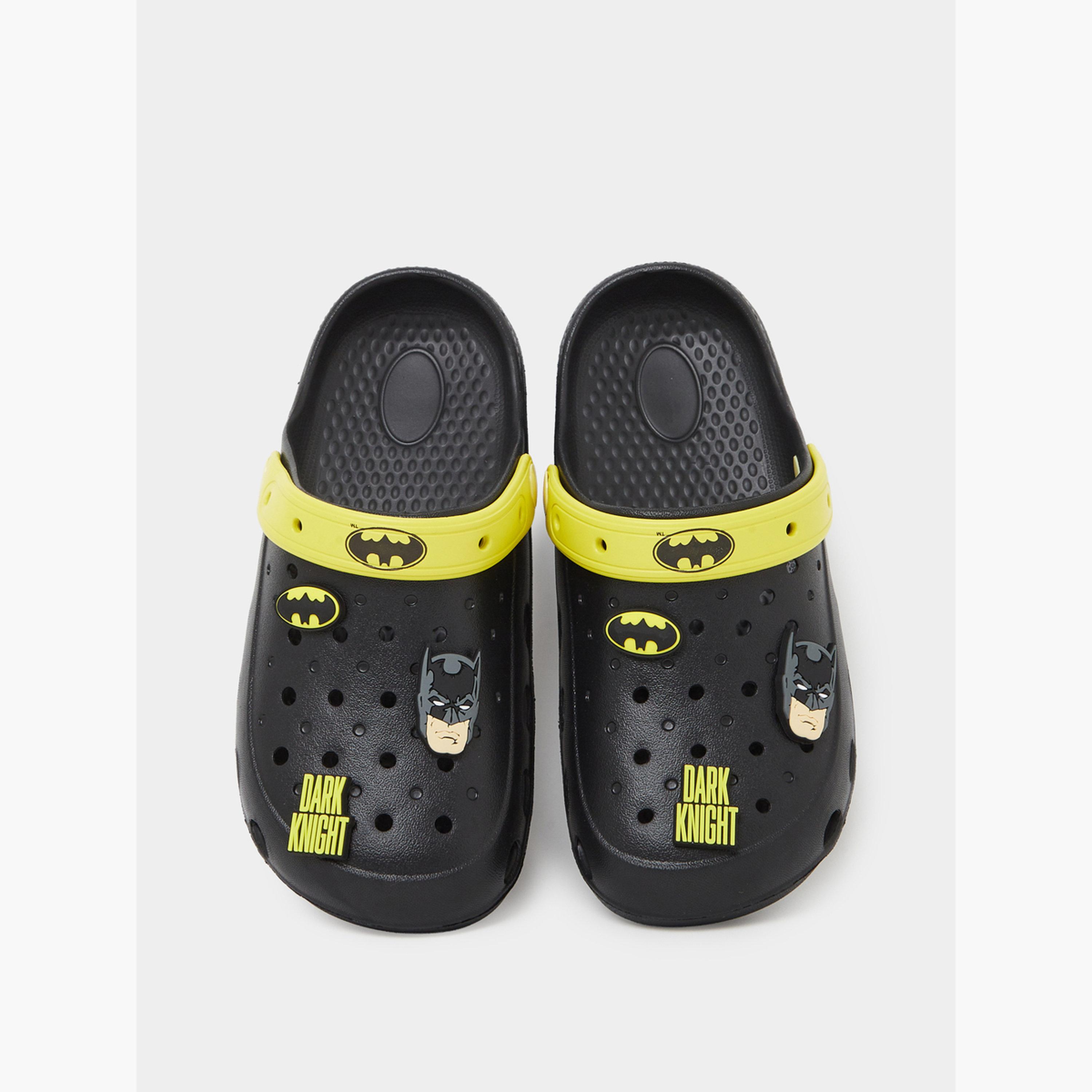 Styli Boys Batman Clogs with Charms-boys-shoes-flipflopsandslides-image-4