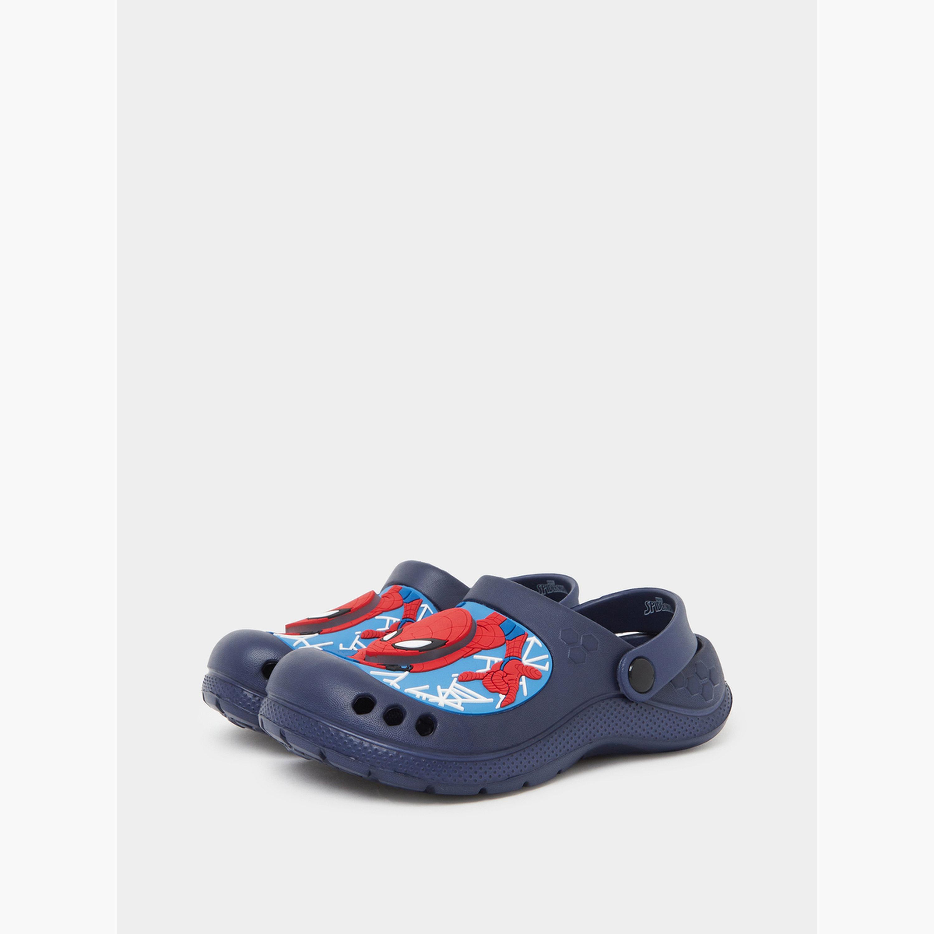 Styli Boys Spider-Man Clogs with Light-boys-shoes-flipflopsandslides-image-1