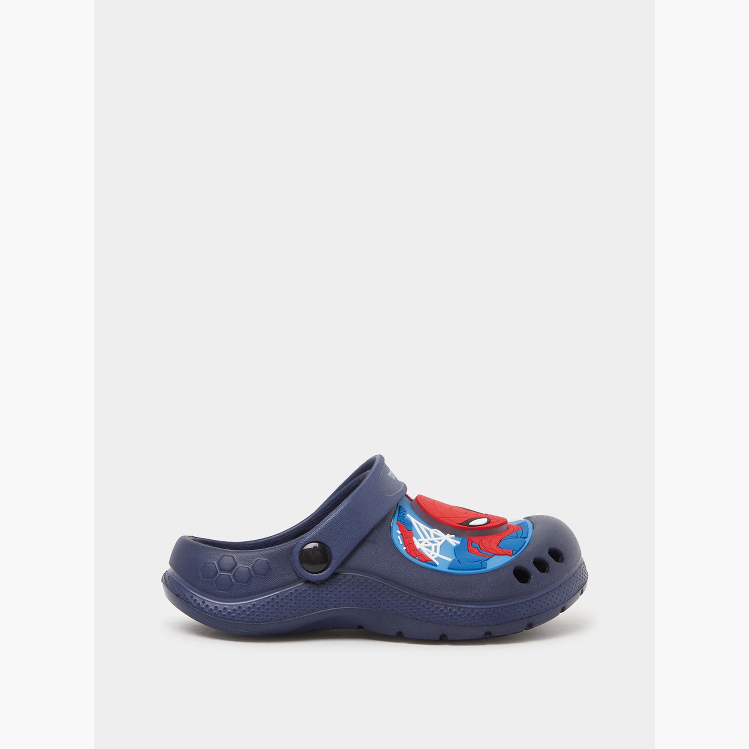 Styli Boys Spider-Man Clogs with Light-boys-shoes-flipflopsandslides-image-2