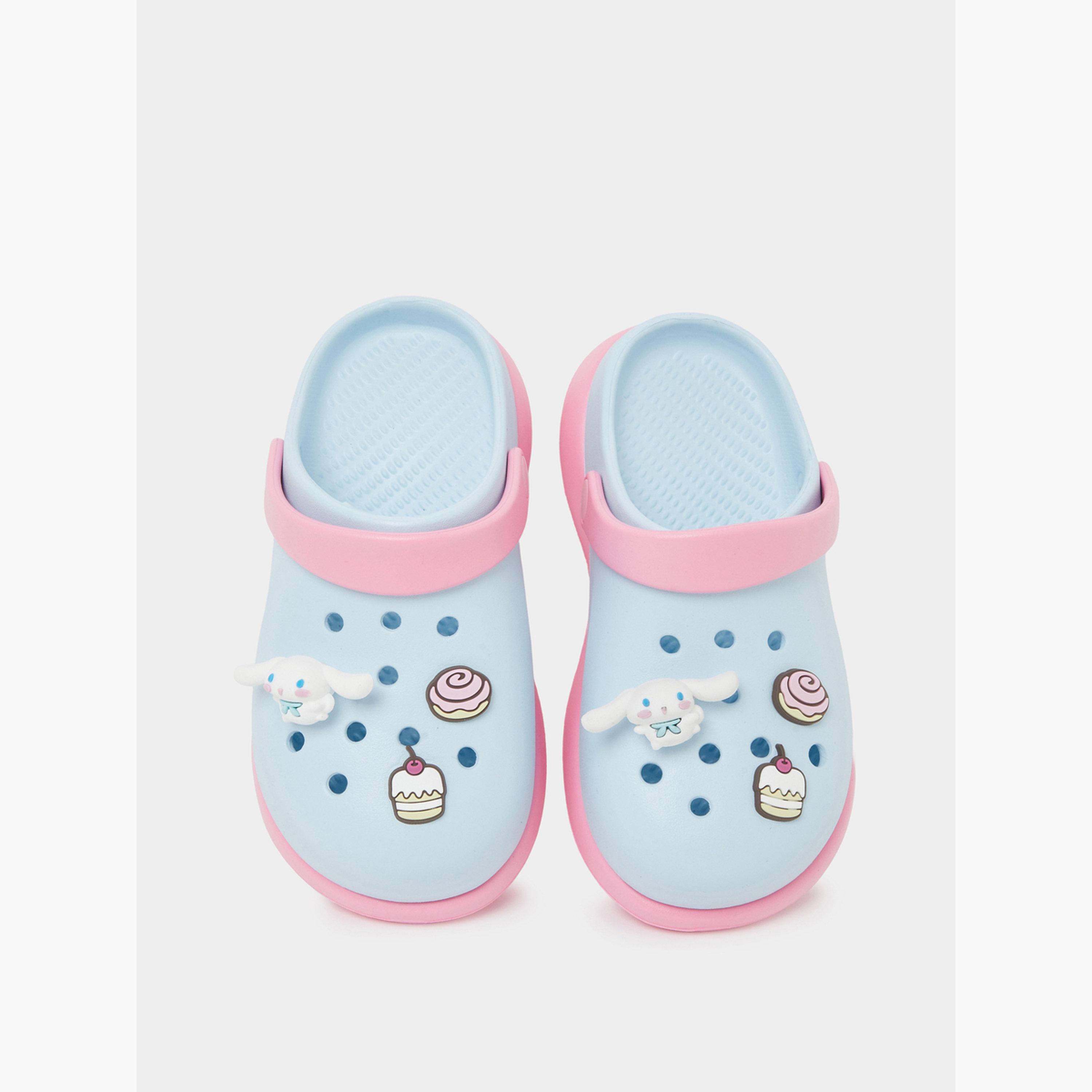 Styli Girls Cinnamoroll Clogs with Charms-girls-shoes-flipflopsandslides-image-4