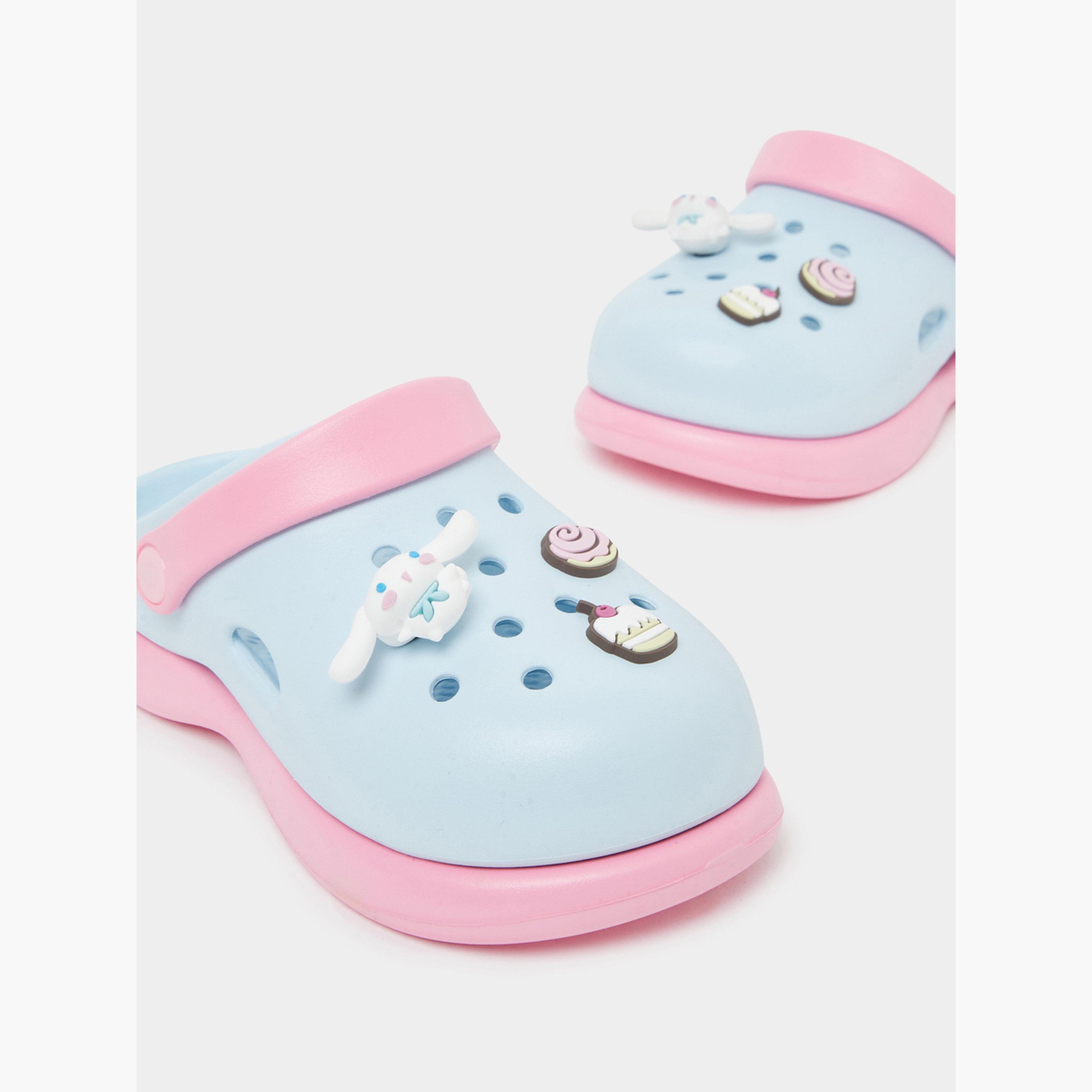 Styli Girls Cinnamoroll Clogs with Charms-girls-shoes-flipflopsandslides-image-5