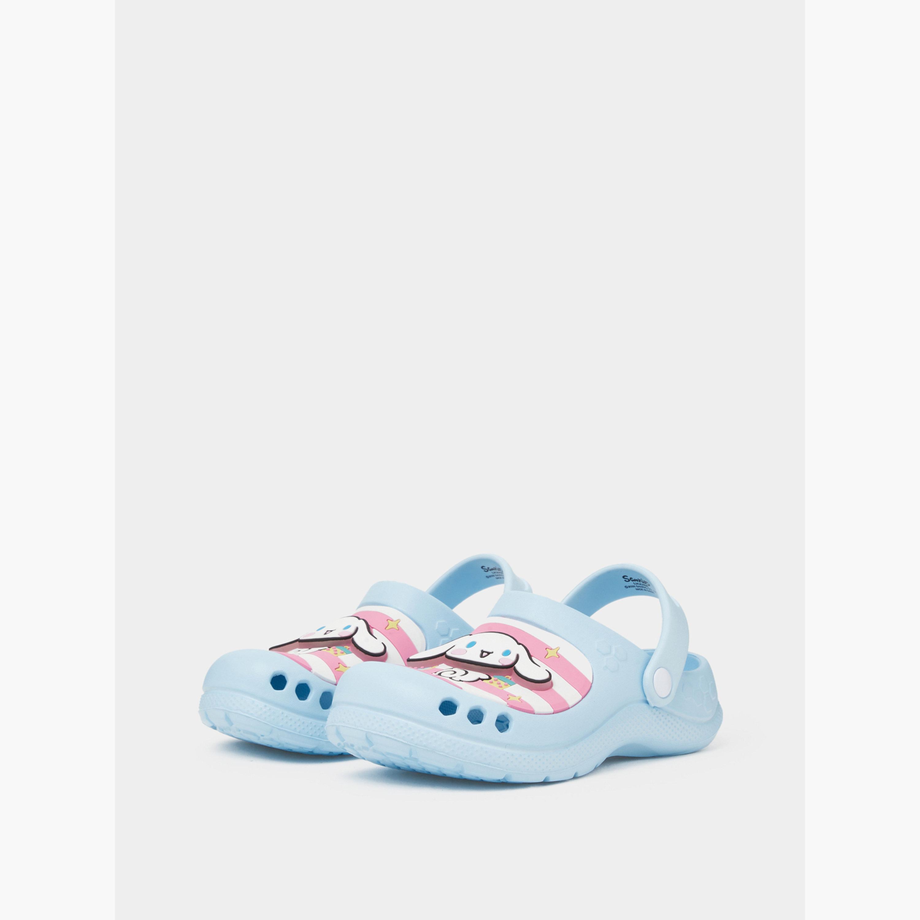 Styli Girls Cinnamon Roll Clogs with Light-girls-shoes-flipflopsandslides-image-1