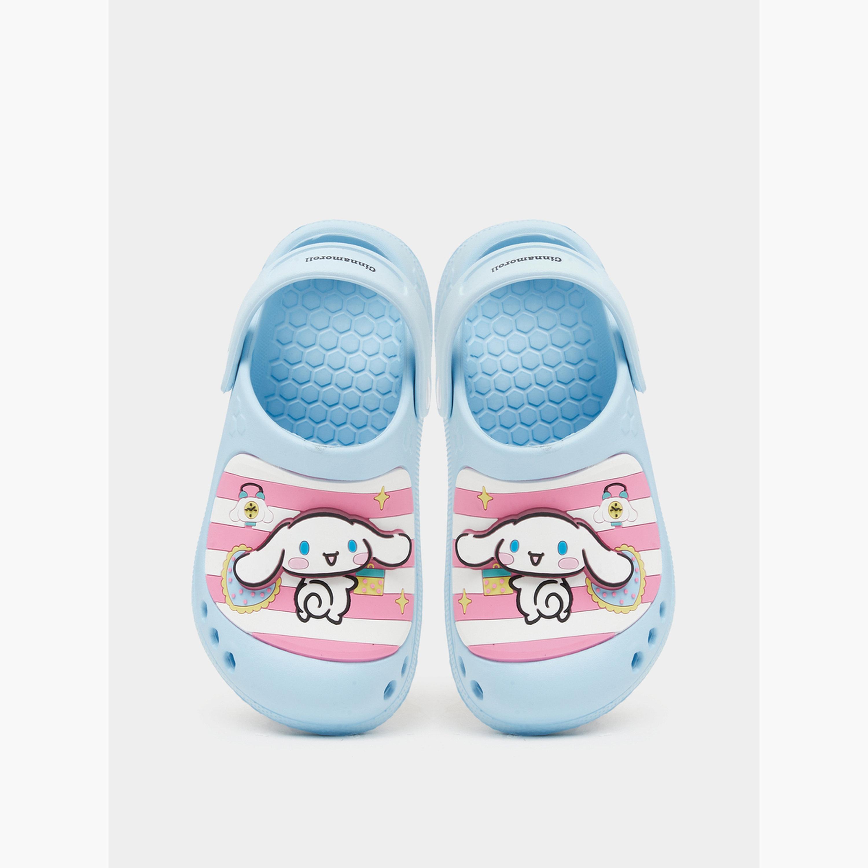 Styli Girls Cinnamon Roll Clogs with Light-girls-shoes-flipflopsandslides-image-3