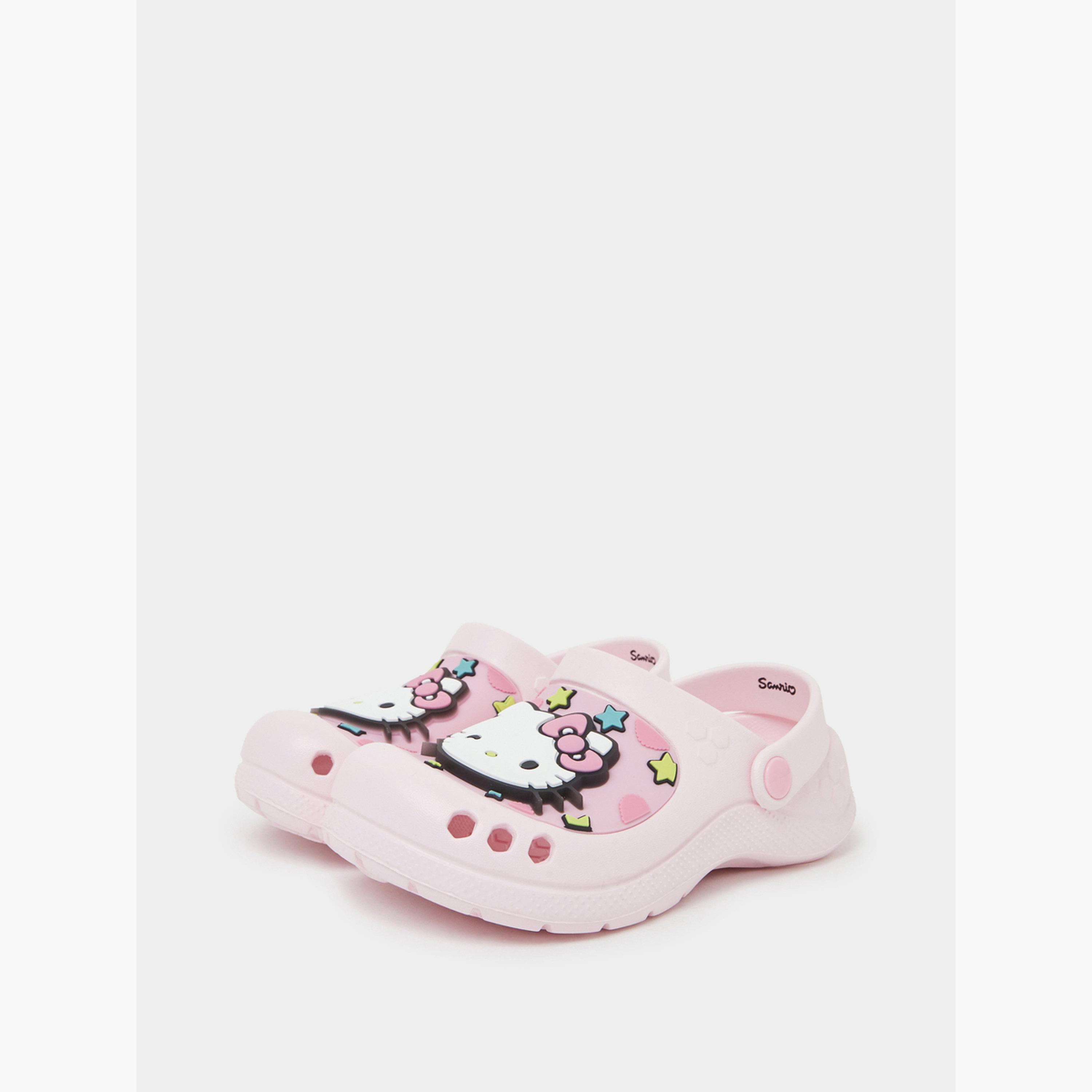 Styli Girl Hello Kitty Clogs with Light-girls-shoes-flipflopsandslides-image-1