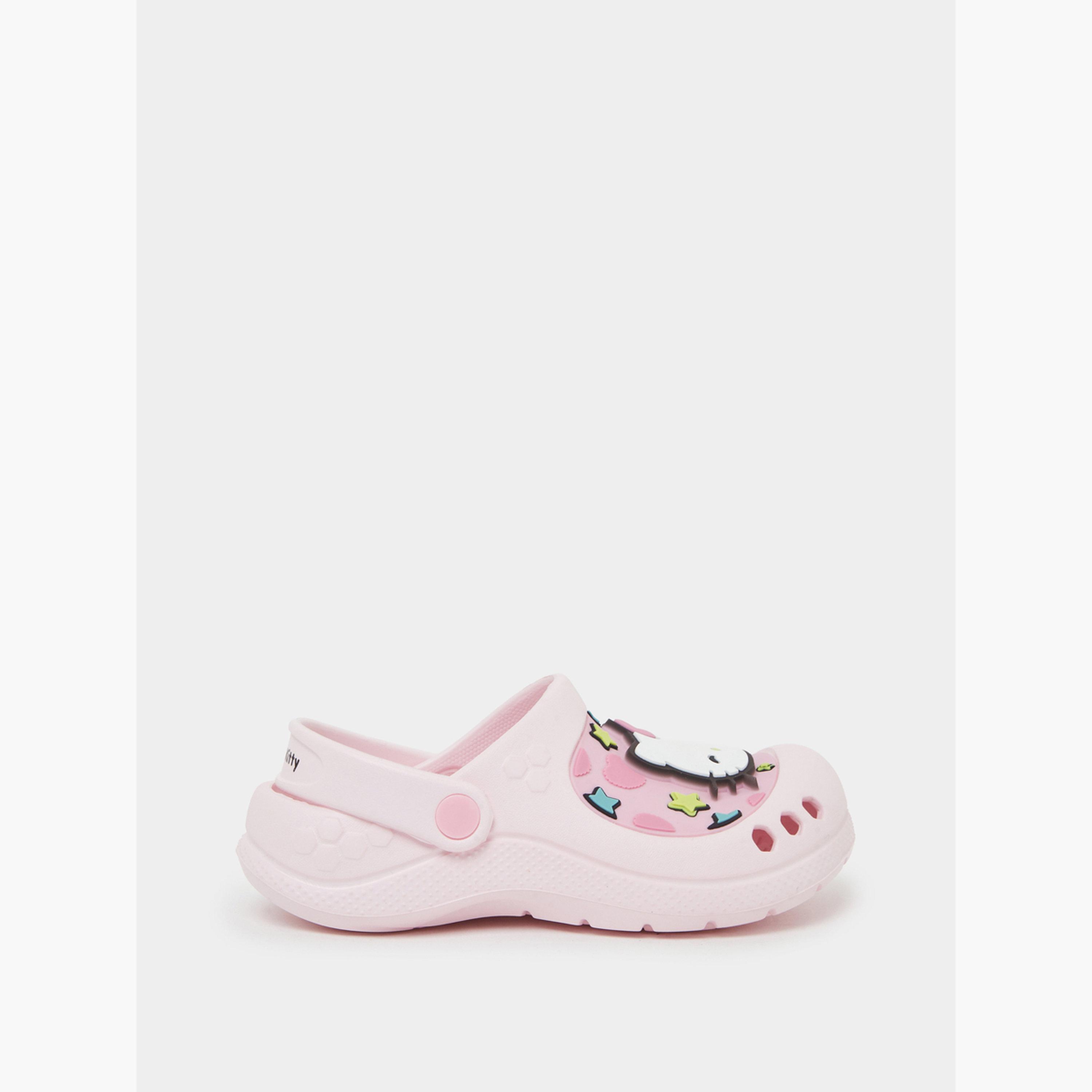 حذاء كلوغز هالو كيتي مع إضاءة للبنات-girls-shoes-flipflopsandslides-image-3