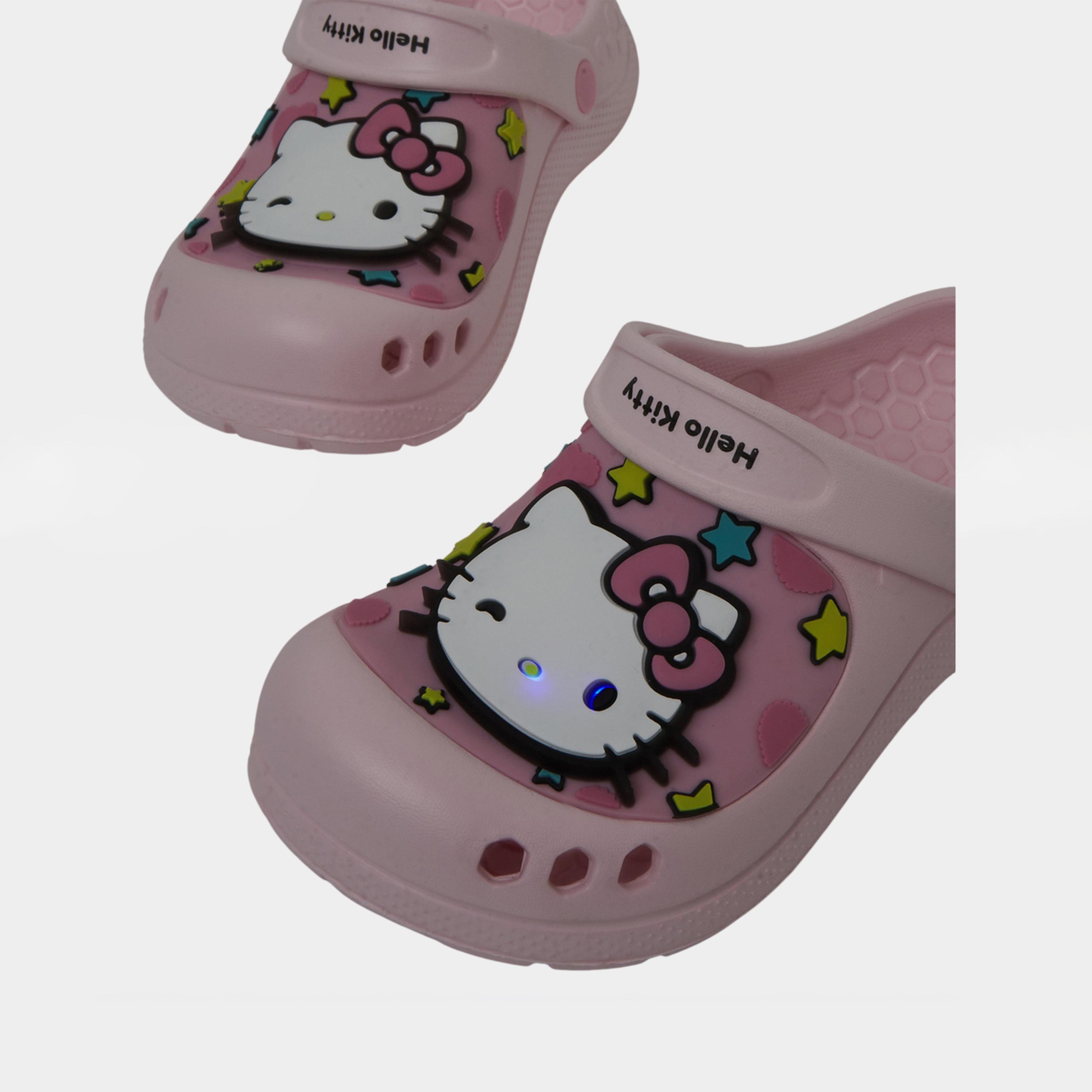 Styli Girl Hello Kitty Clogs with Light-girls-shoes-flipflopsandslides-image-5