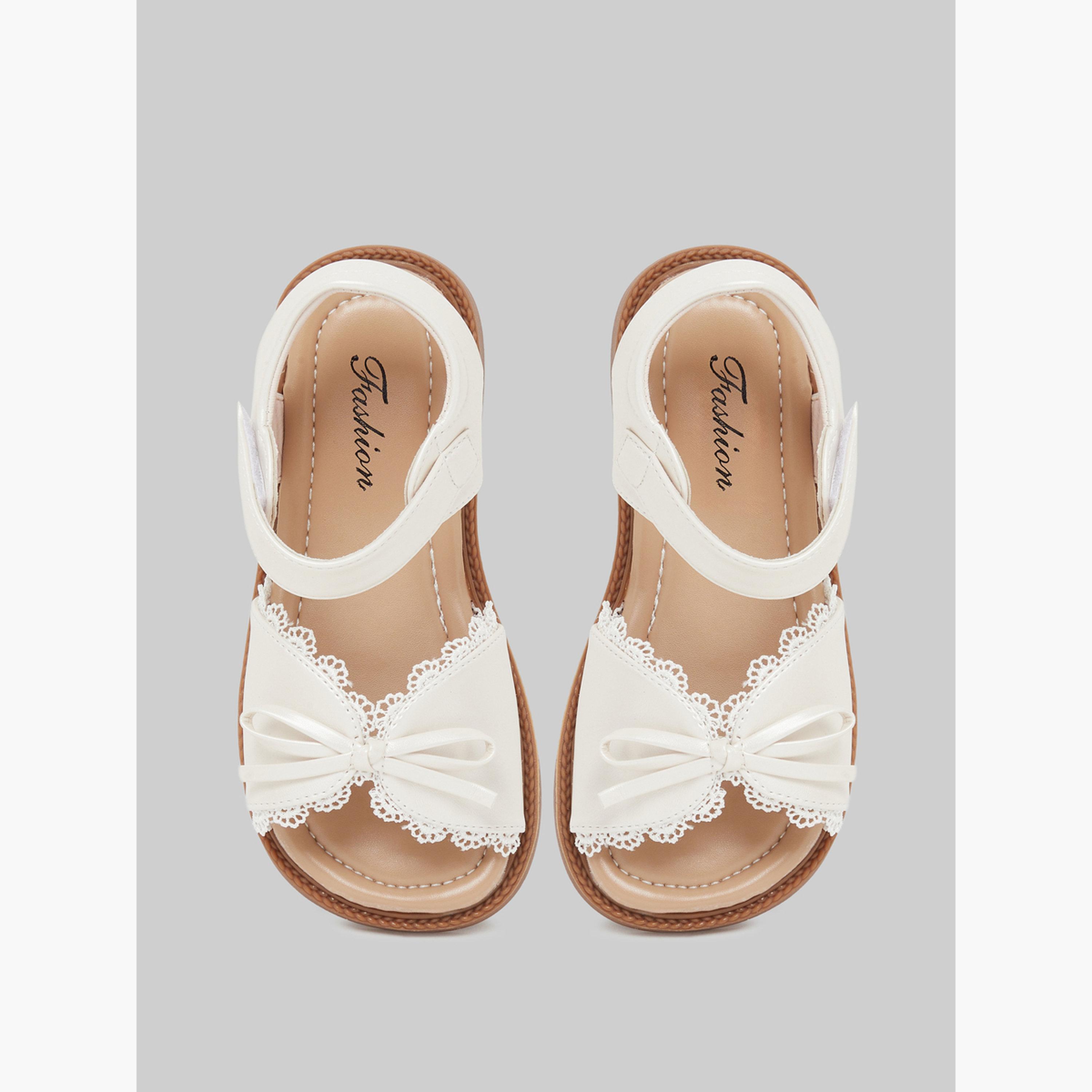 Styli Girls Bow Detail Buckle Sandals-girls-shoes-sandals-image-3