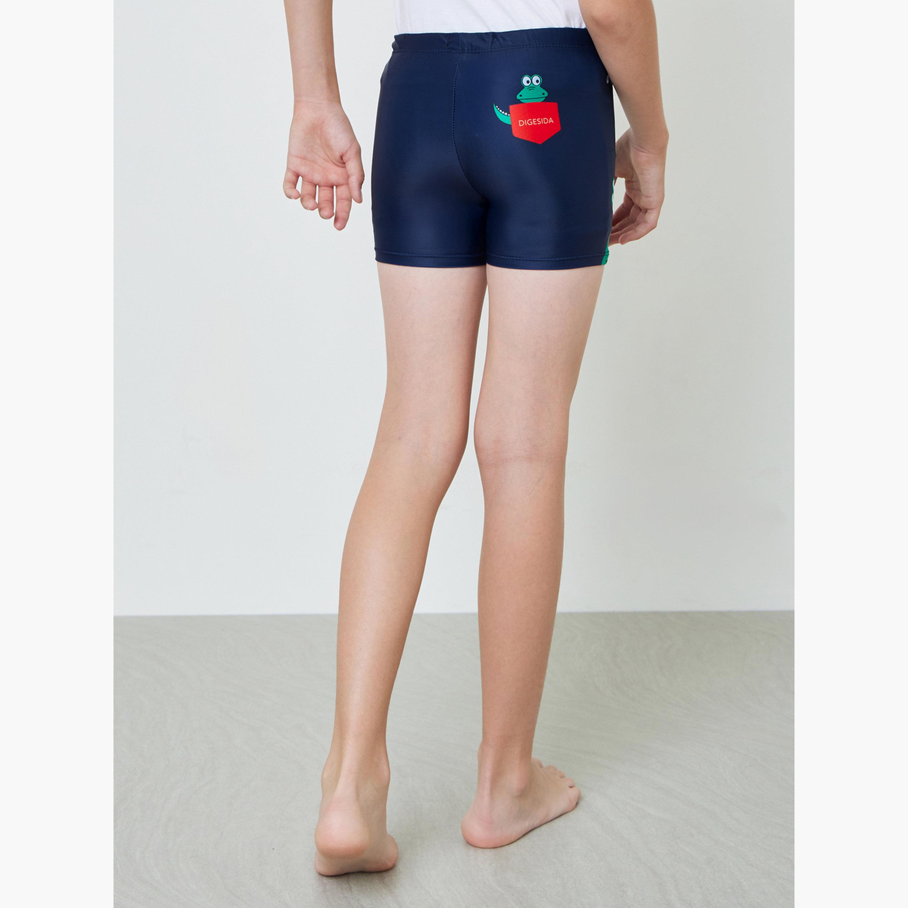 Styli Teens Crocodile Print Swim Shorts-boys-clothing-swimwear-image-5