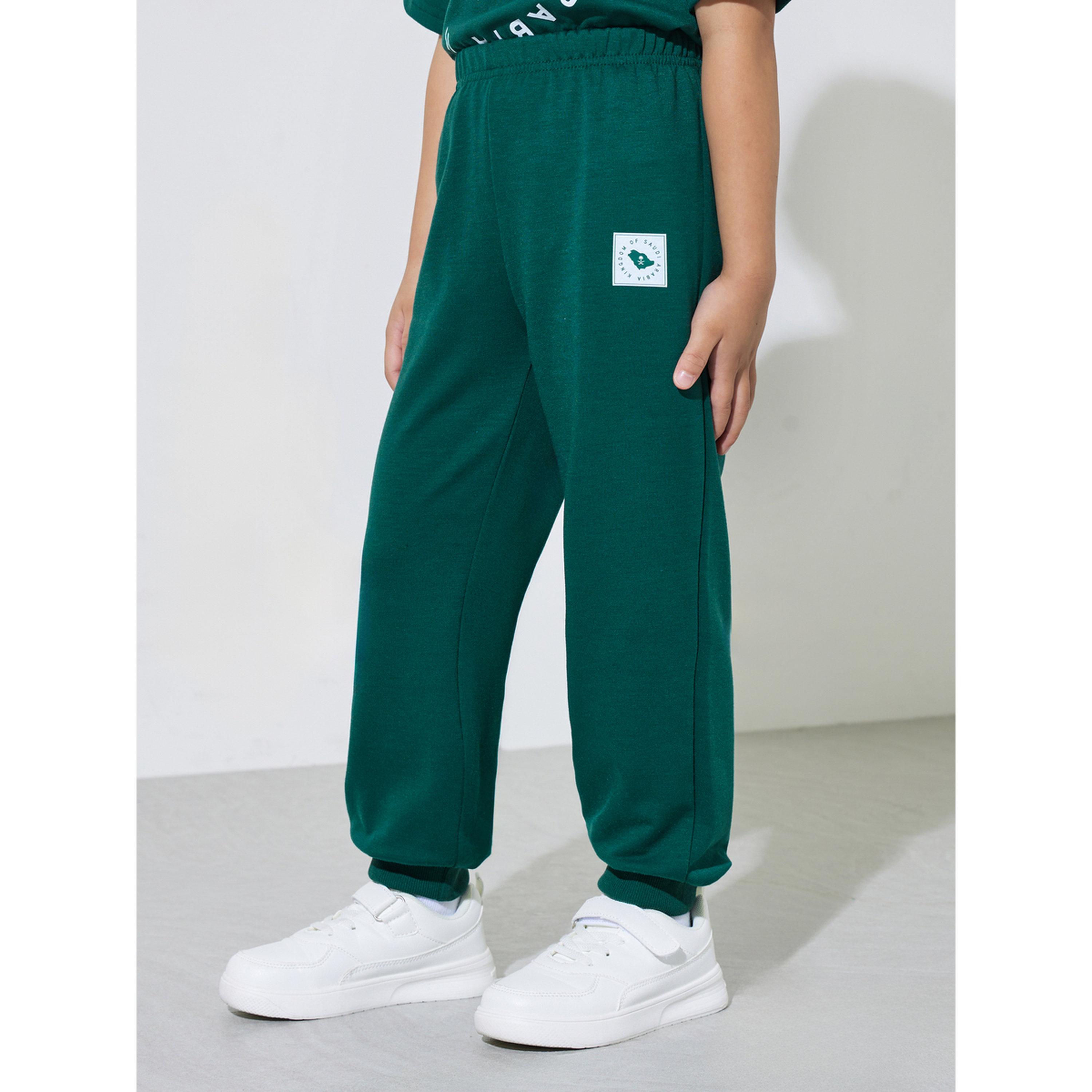 مجموعة من بنطال جوغر وتيشيرت واسع بطبعة اليوم الوطني السعودي-boys-clothing-setsandcoords-image-5