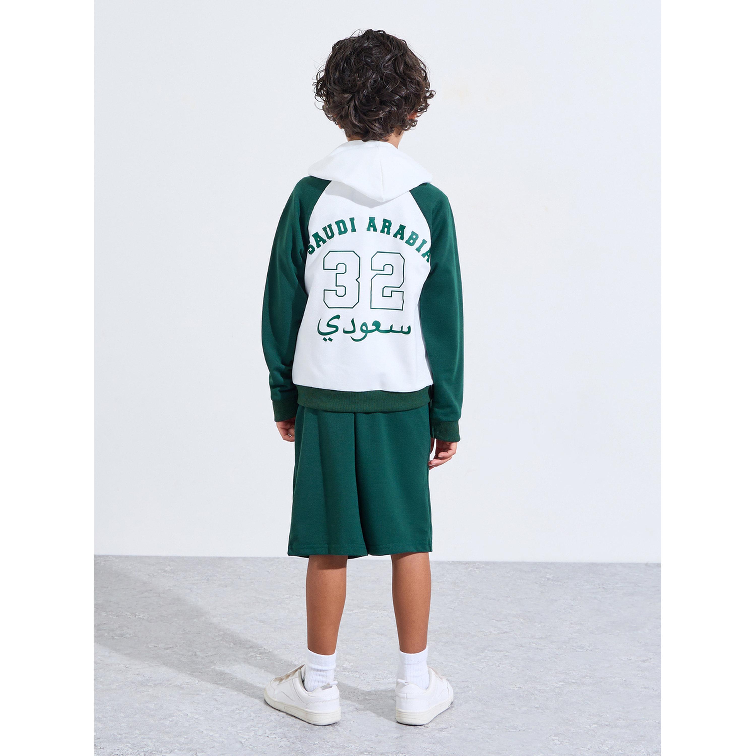 مجموعة من بنطال جوغر بقصة مستقيمة وهودي بسحاب بأكمام راجلان وتطريز للأولاد الصغار-boys-clothing-setsandcoords-image-5