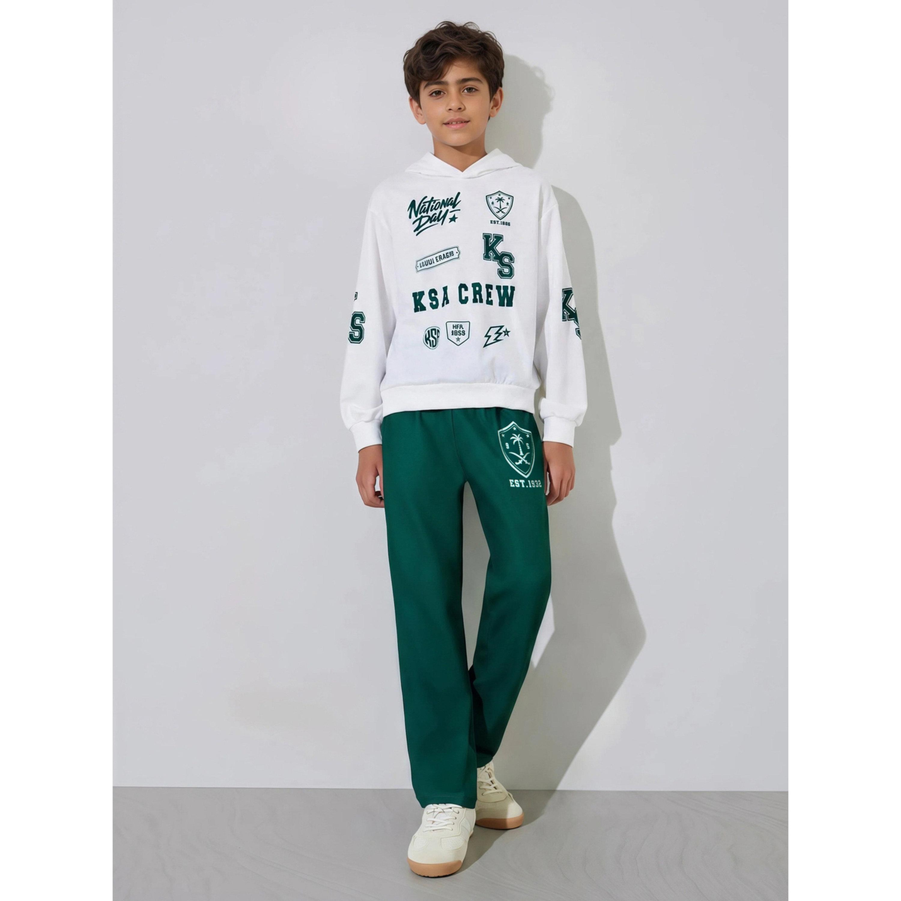 مجموعة من بنطال جوغر وسويت شيرت بقبعة لليوم الوطني للبنين-boys-clothing-setsandcoords-image-1