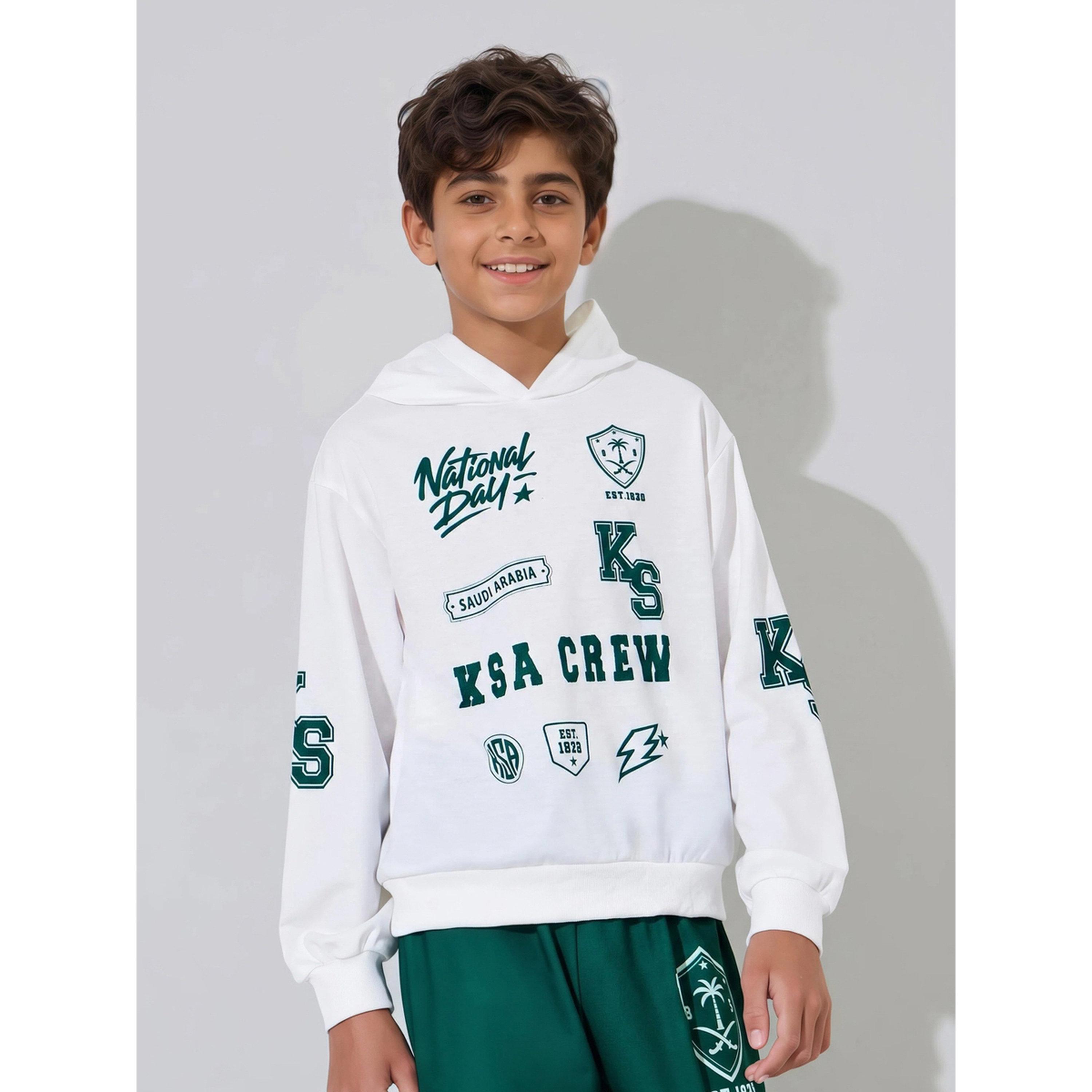 مجموعة من بنطال جوغر وسويت شيرت بقبعة لليوم الوطني للبنين-boys-clothing-setsandcoords-image-2