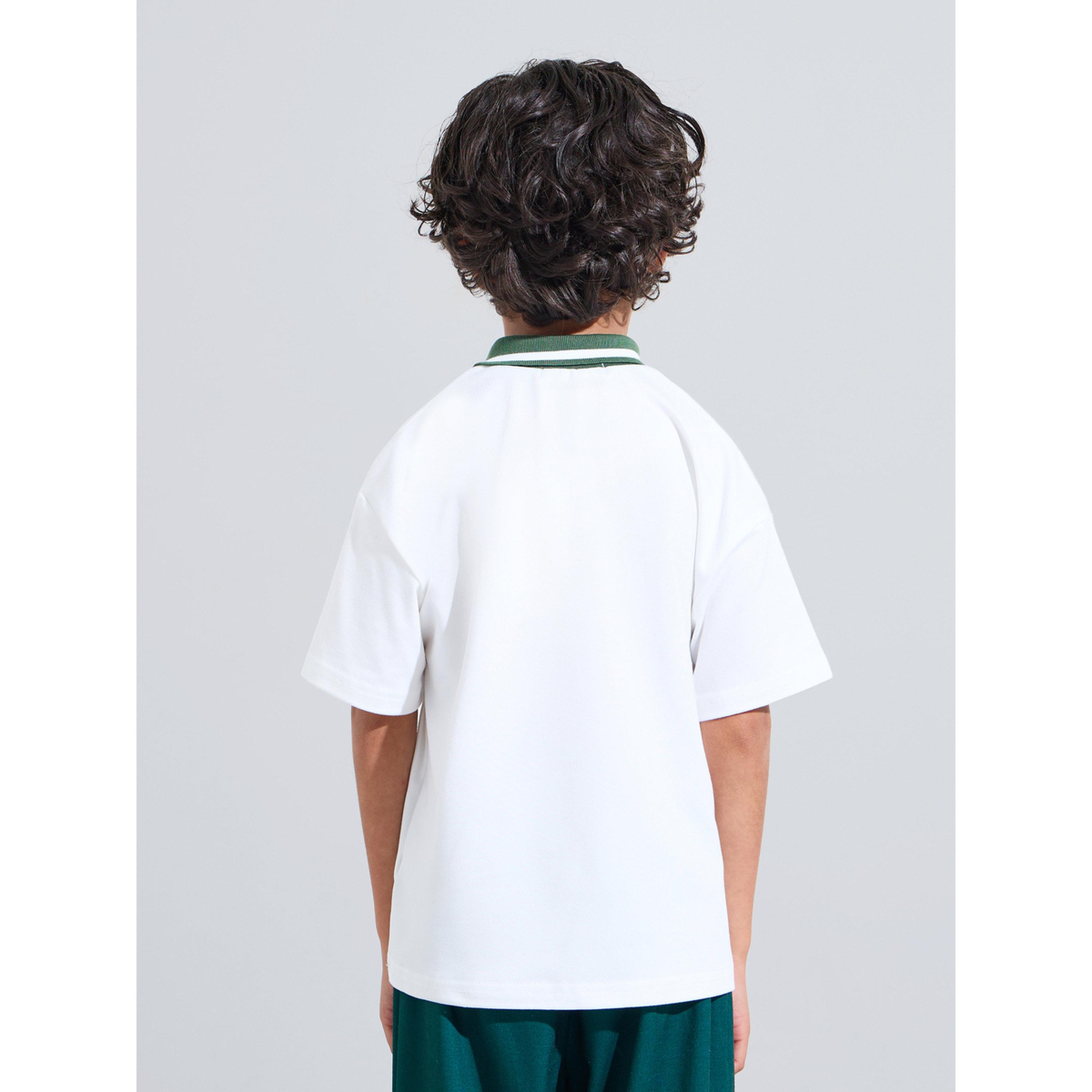 Styli Boys Off White KSA National Day Patchwork Contrast Collar Polo T-Shirt-boys-clothing-tshirtsandpolos-image-3