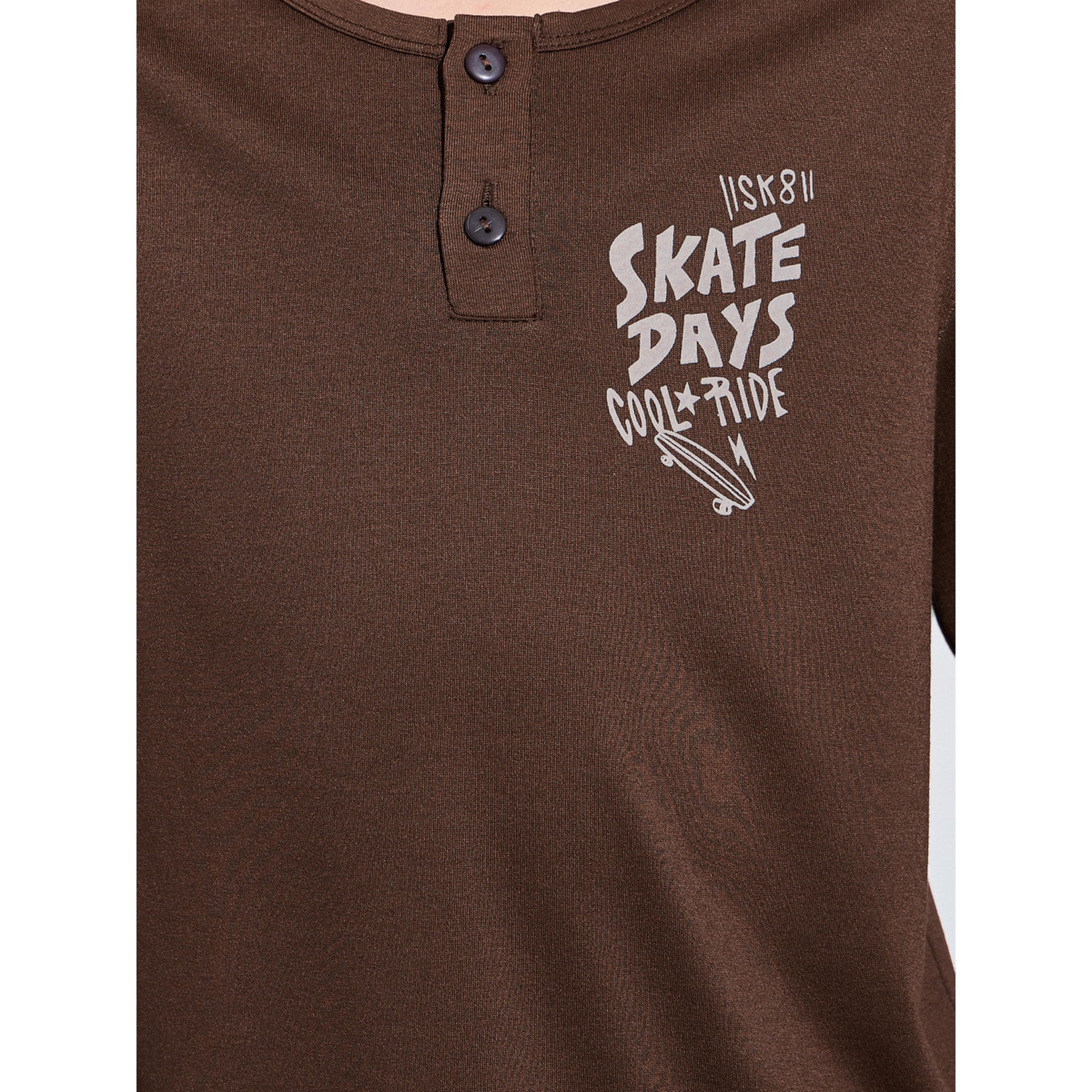 طقم بيجاما من بنطال كاروهات وتيشيرت مطبوع بأكمام طويلة للأولاد-boys-clothing-nightwear-image-6