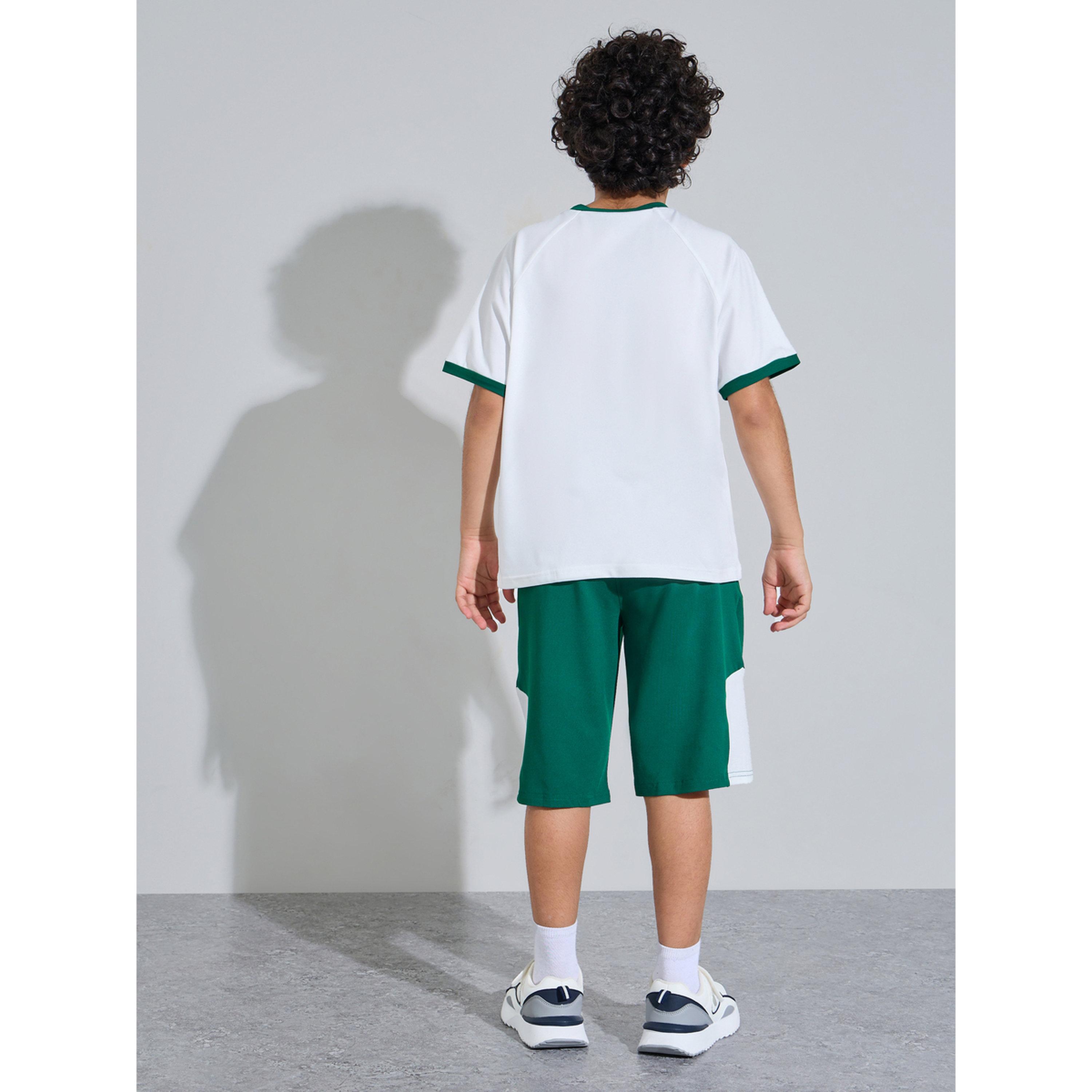 Styli Teen Boys KSA National Day Print Oversized T-Shirt and Shorts Set-boys-clothing-setsandcoords-image-3
