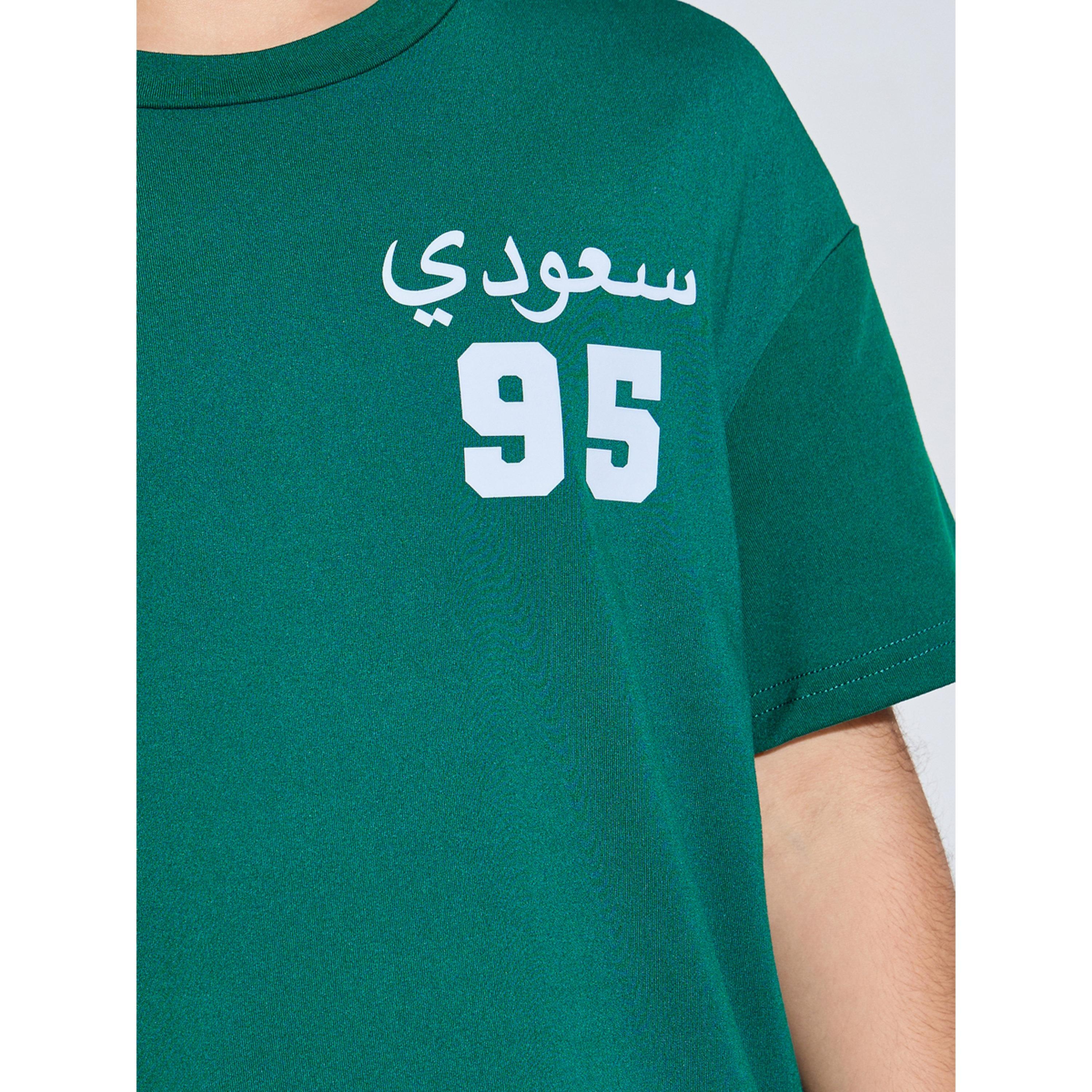 Styli Teen Boys Dark Green KSA National Day Print Oversized T-Shir-boys-clothing-tshirtsandpolos-image-5