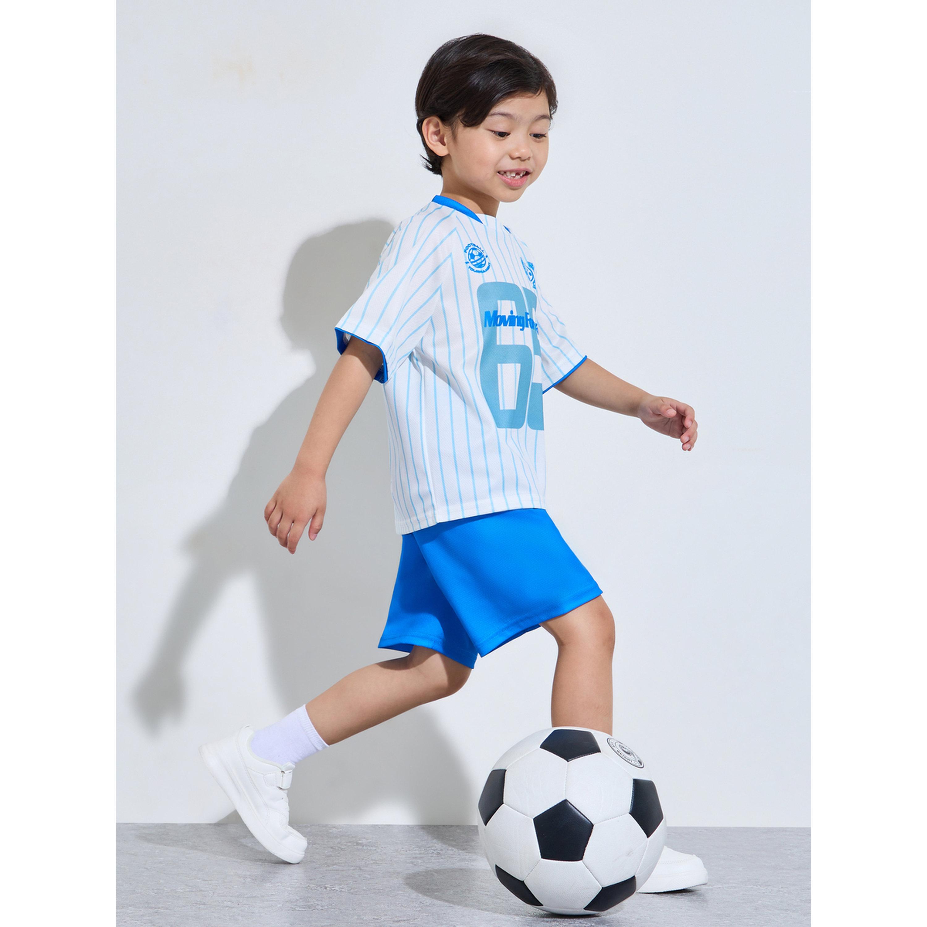 Styli Boys Blue Graphic Oversized T-Shirt and Shorts Active Set-boys-clothing-setsandcoords-image-2