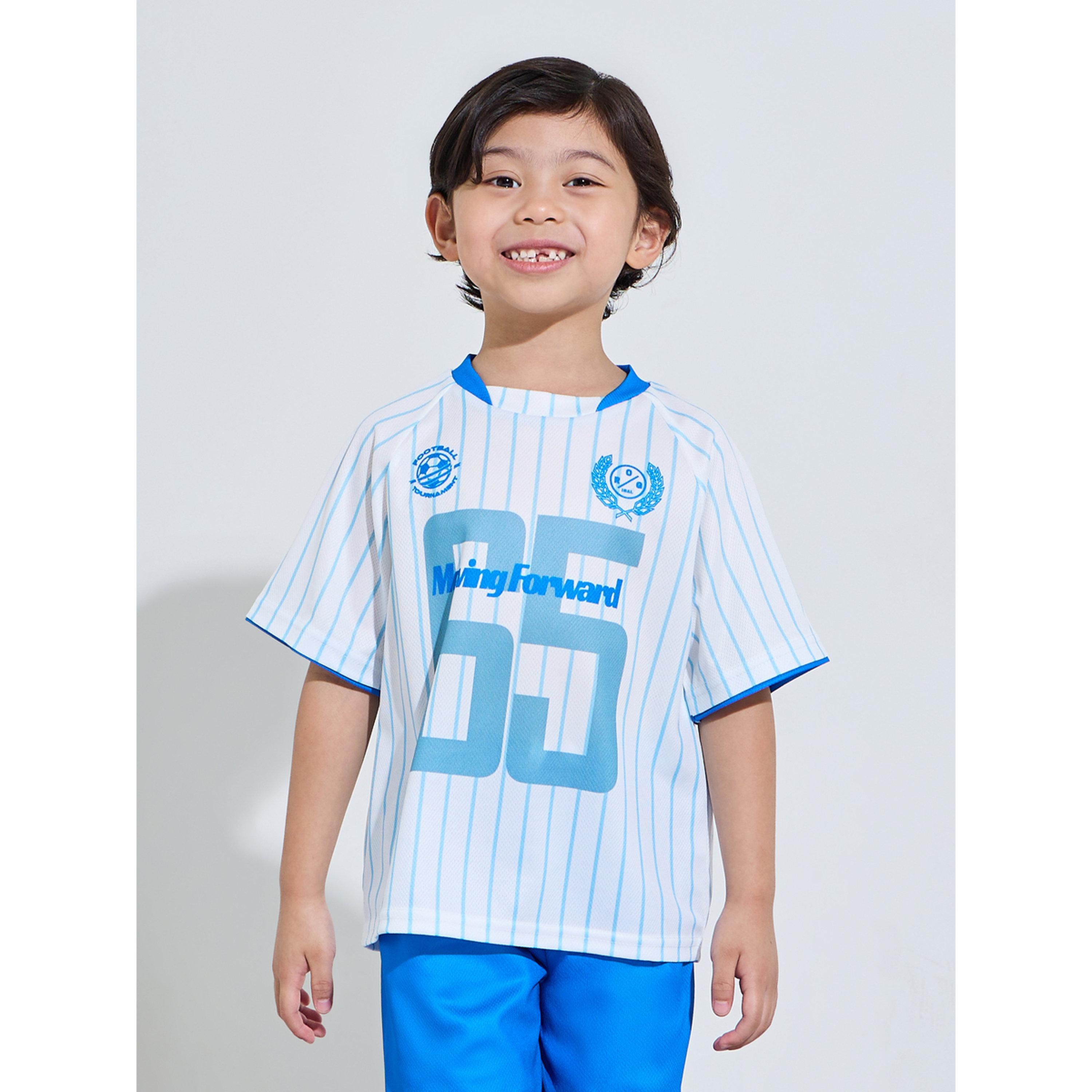 Styli Boys Blue Graphic Oversized T-Shirt and Shorts Active Set-boys-clothing-setsandcoords-image-3