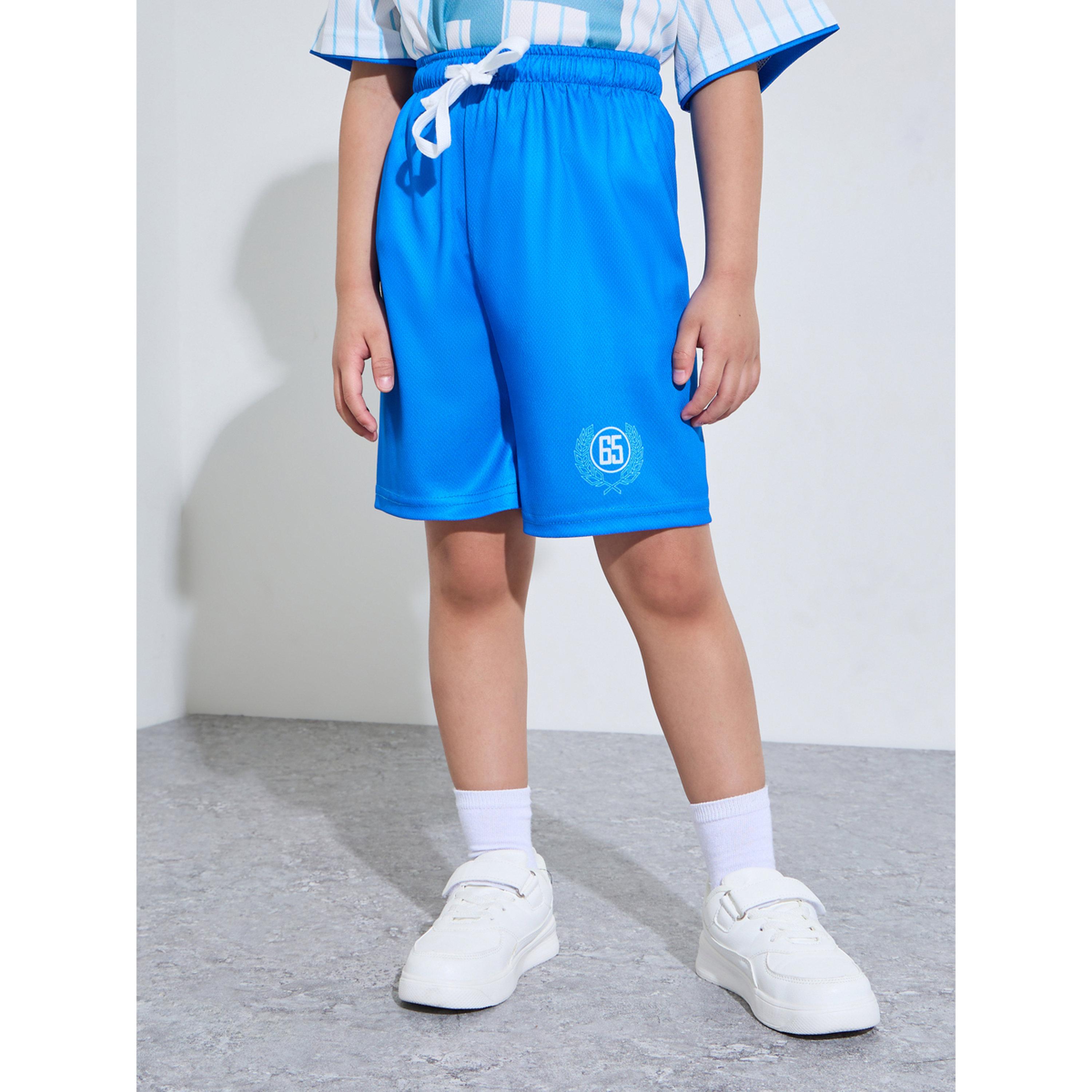 Styli Boys Blue Graphic Oversized T-Shirt and Shorts Active Set-boys-clothing-setsandcoords-image-5