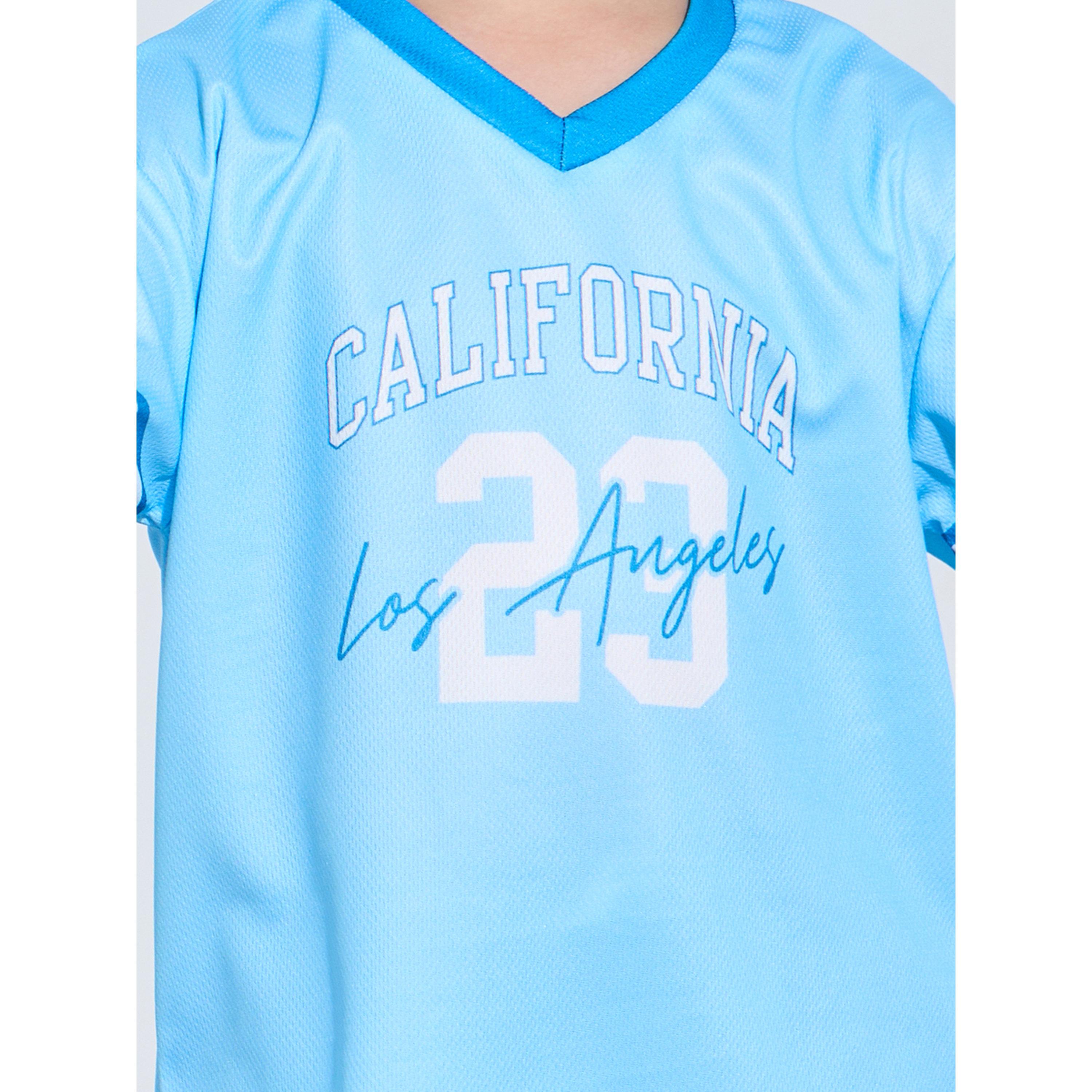 طقم رياضي من شورت وتيشيرت واسع وطبعة جرافيك للأولاد-boys-clothing-setsandcoords-image-5