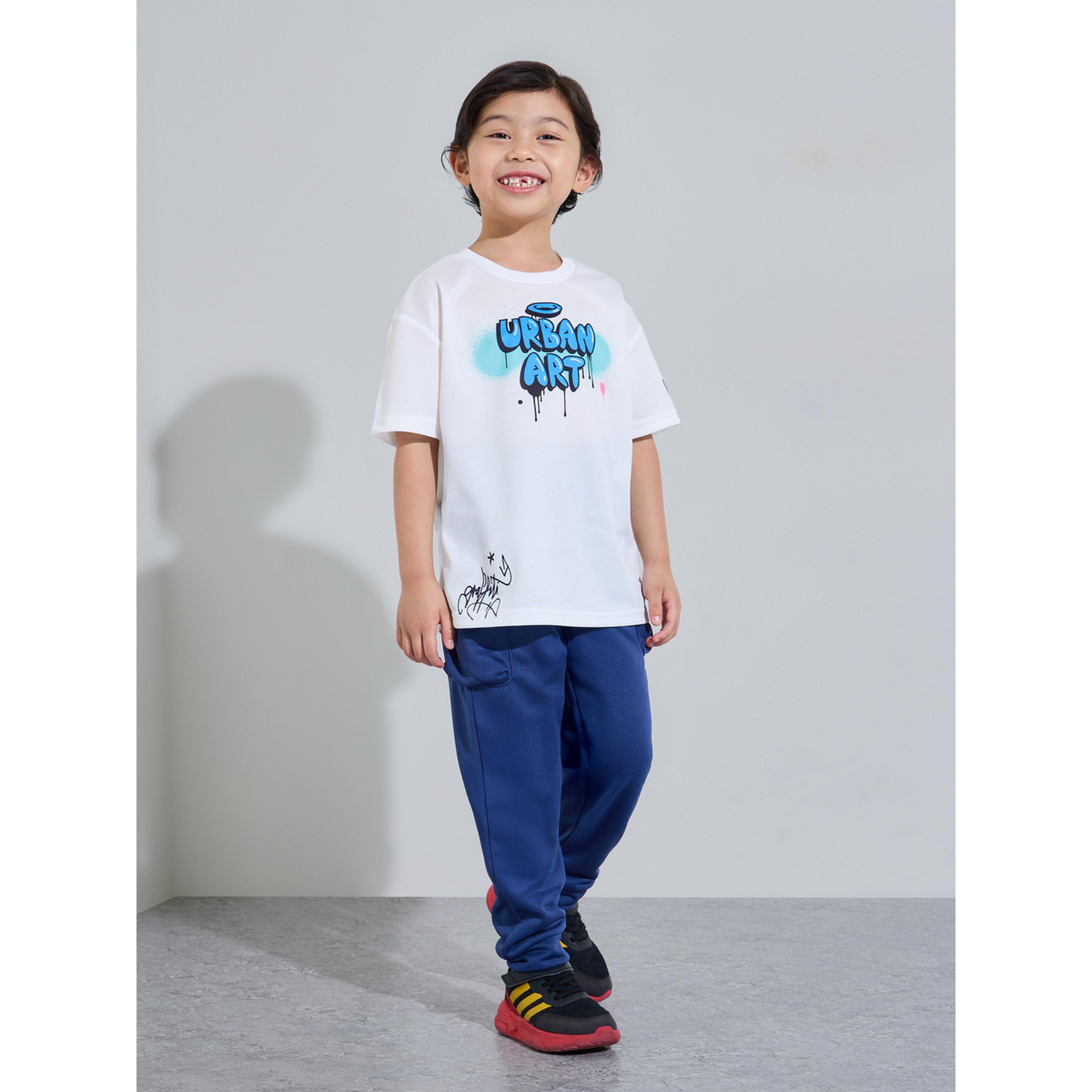 تيشيرت رياضي واسع وطبعة جرافيتي للأولاد-sports-boys-clothing-tops-image-2