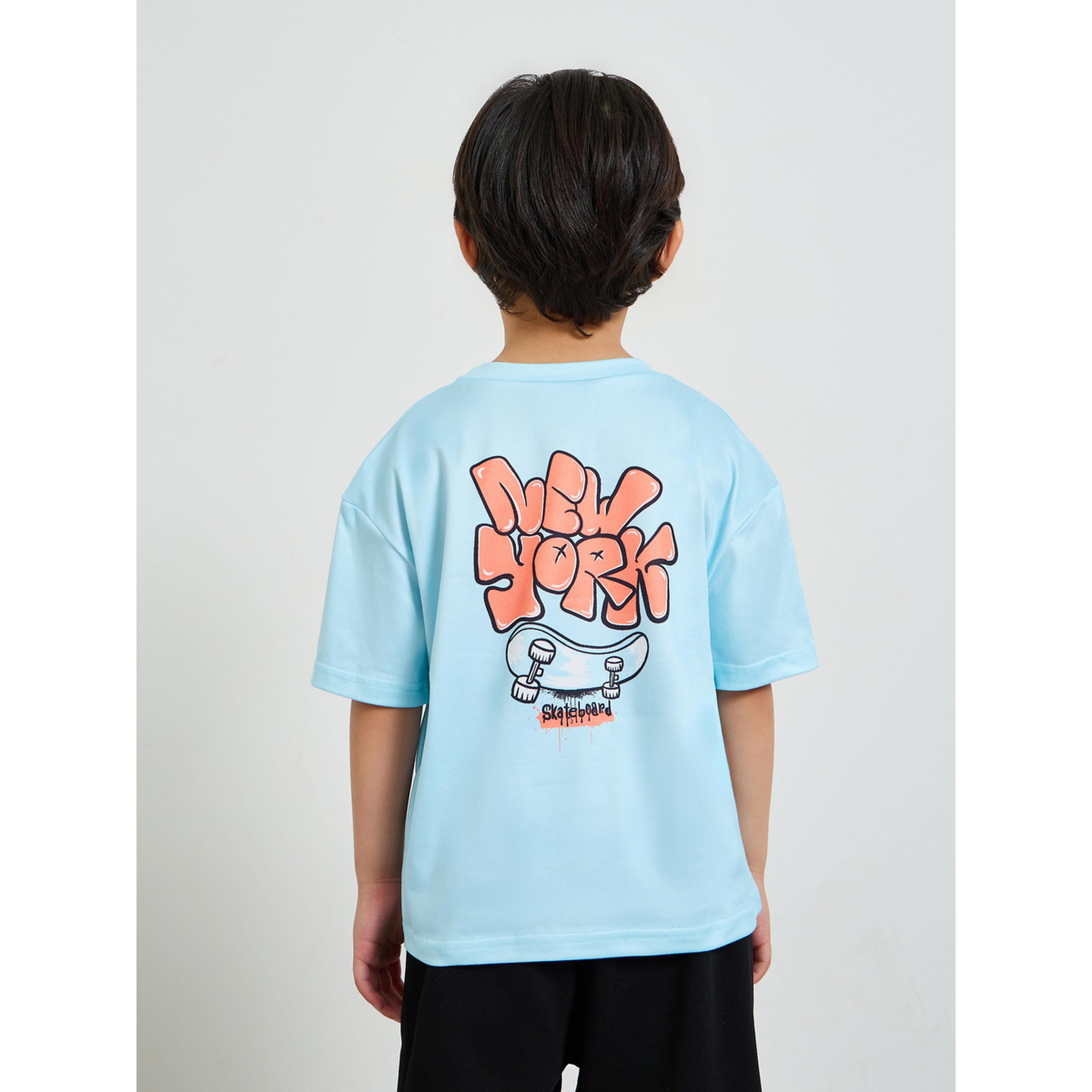 تيشيرت واسع بطبعة لوح تزلج للأولاد-boys-clothing-tshirtsandpolos-image-4