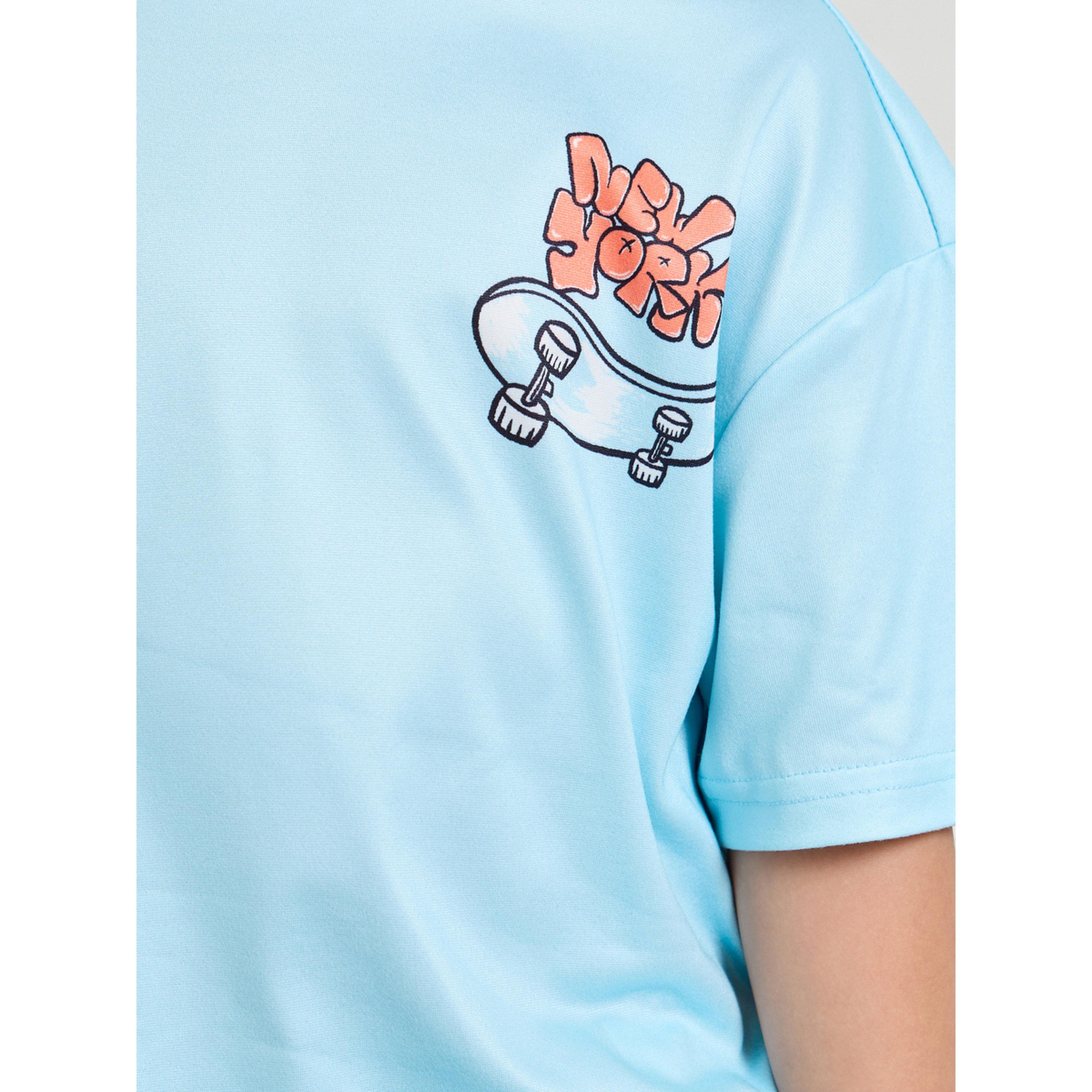 تيشيرت واسع بطبعة لوح تزلج للأولاد-boys-clothing-tshirtsandpolos-image-5