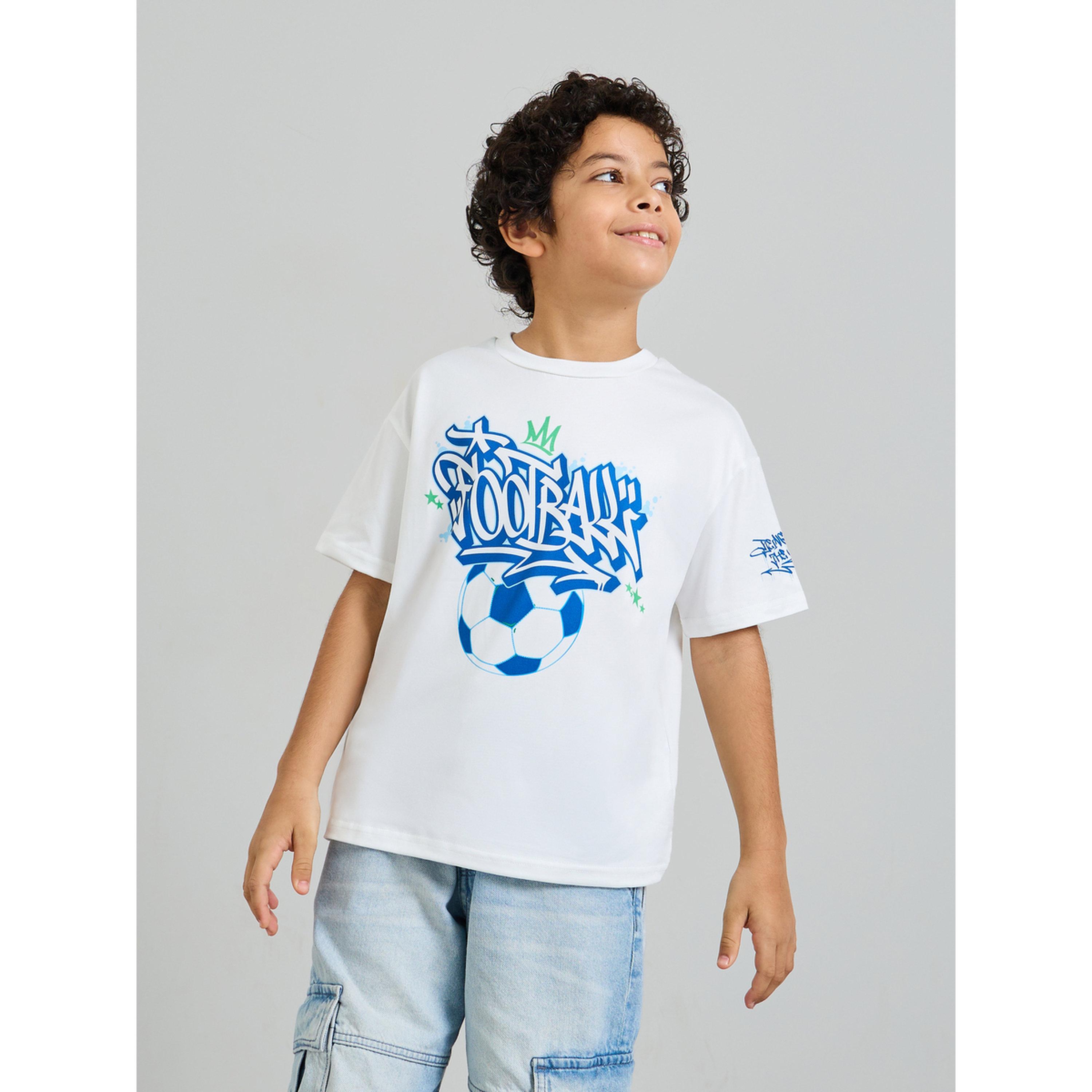 تيشيرت كرة قدم واسع بطبعة جرافيك للأولاد المراهقين-boys-clothing-tshirtsandpolos-image-1