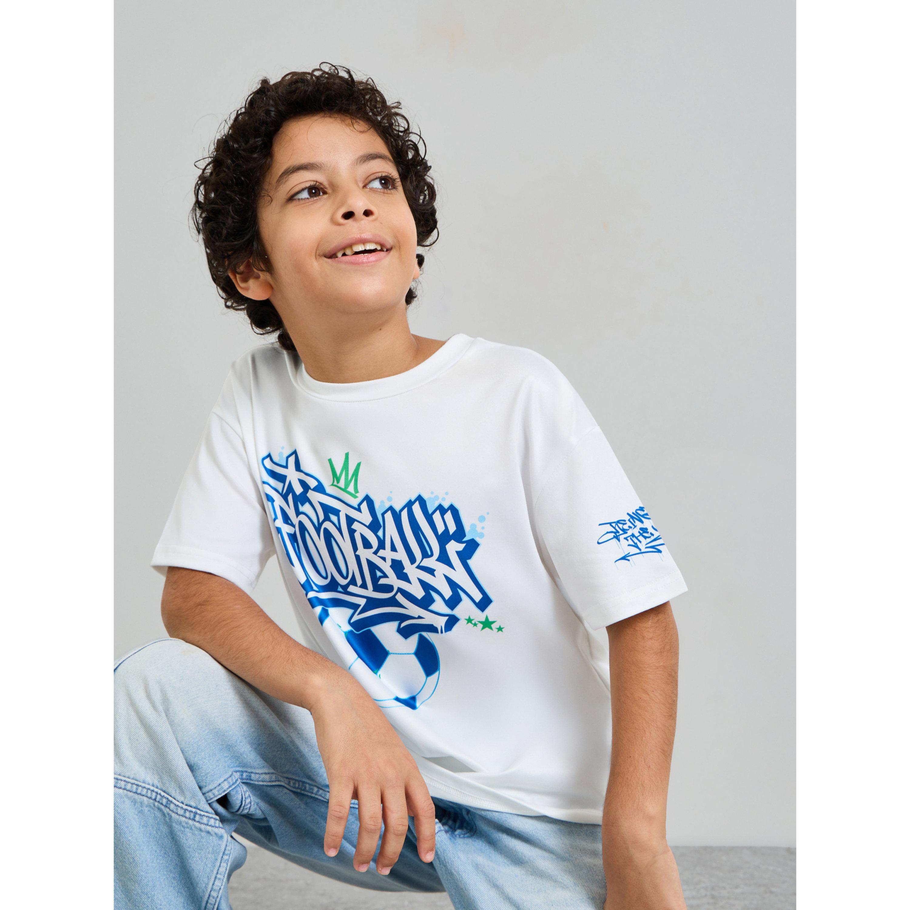 تيشيرت كرة قدم واسع بطبعة جرافيك للأولاد المراهقين-boys-clothing-tshirtsandpolos-image-3