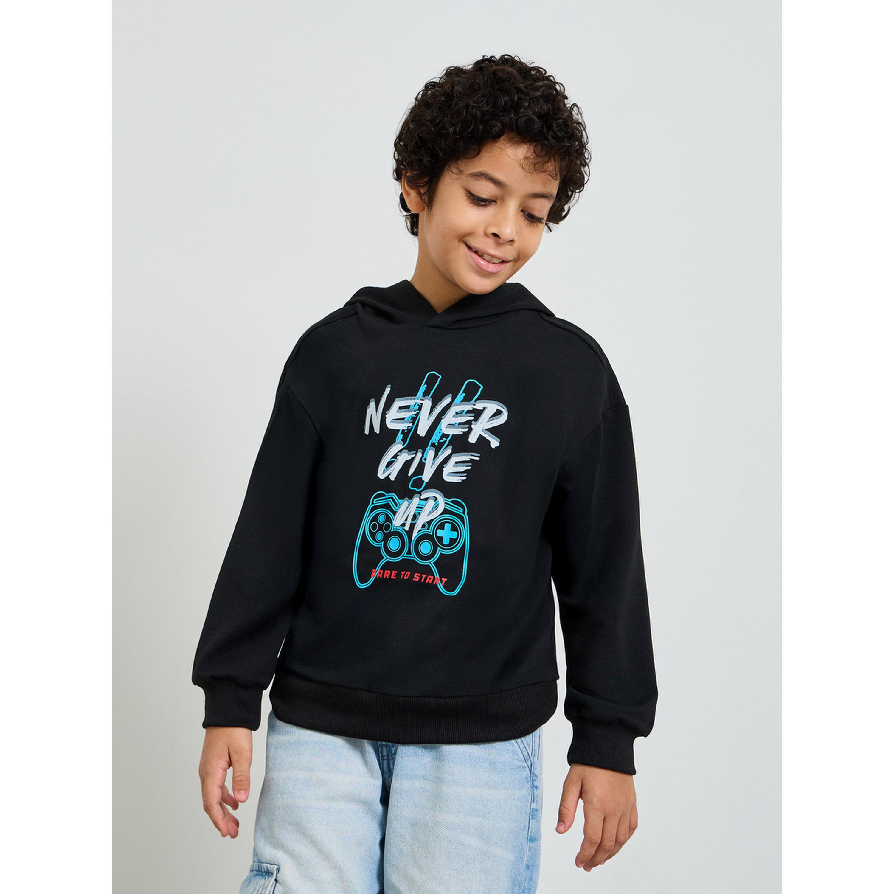 Styli Teen Boys Oversized Drop Shoulder Printed Hoodie-boys-clothing-winterwear-sweatshirts-image-1