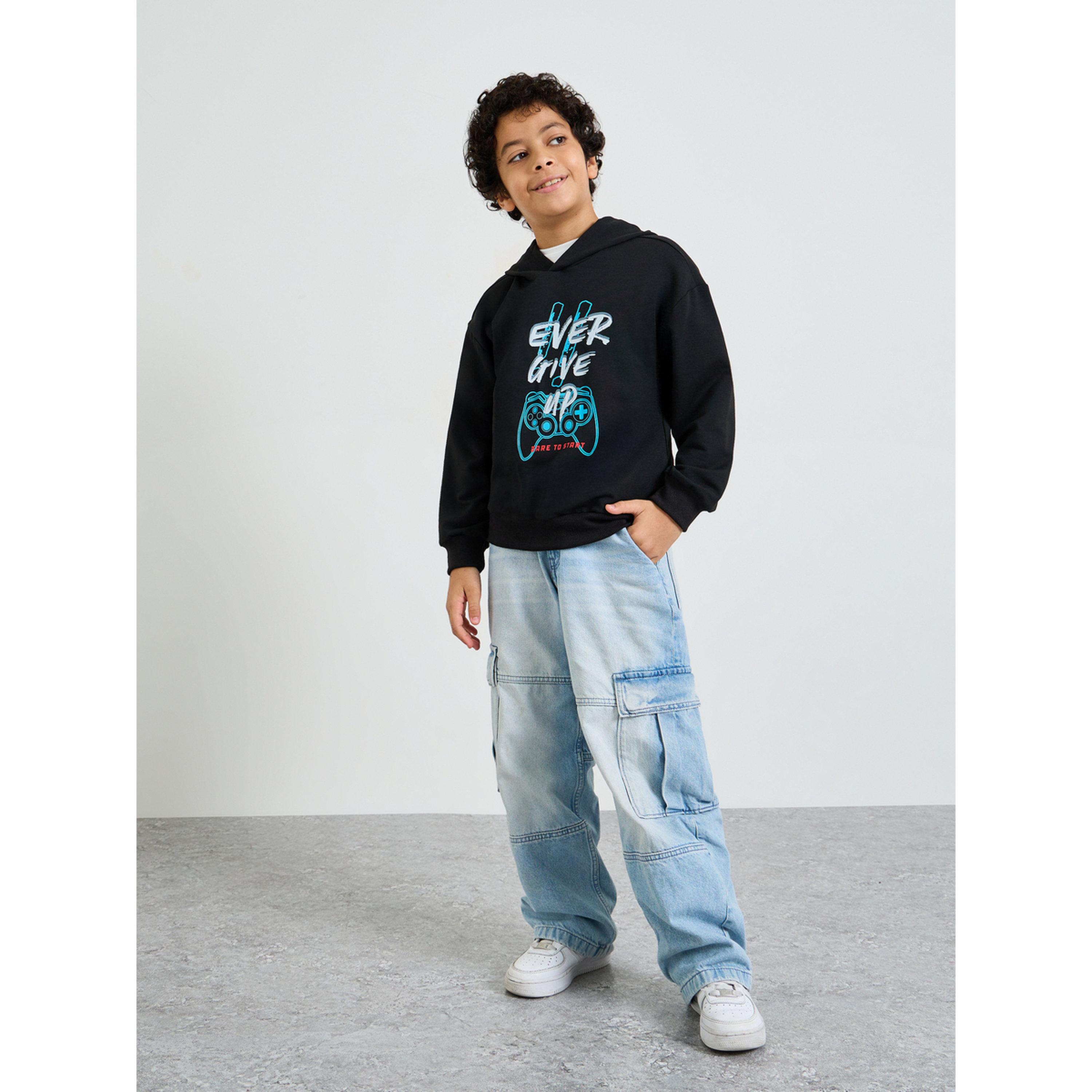 Styli Teen Boys Oversized Drop Shoulder Printed Hoodie-boys-clothing-winterwear-sweatshirts-image-2